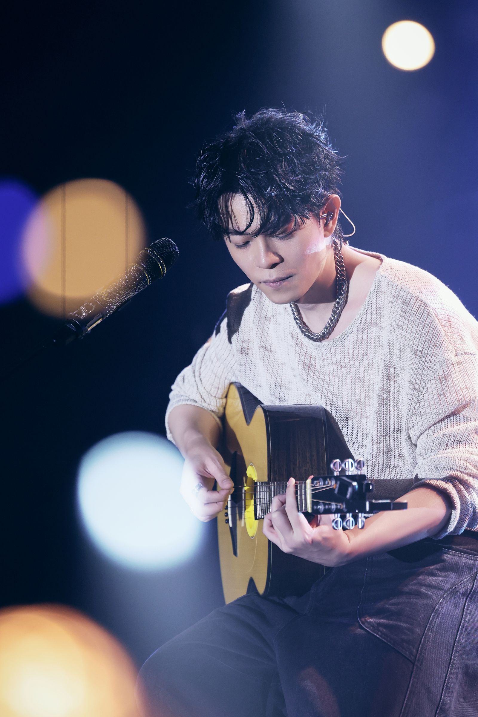 林宇中日前舉辦「靠岸20」巡迴演唱會廣州站。捌壹伍文化提供