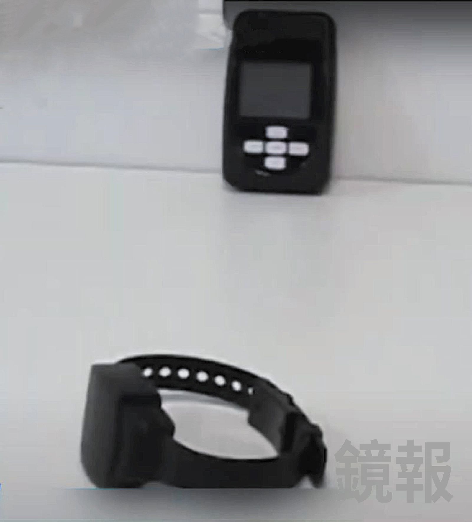 電子腳鍊電子手環。最高檢察署提供