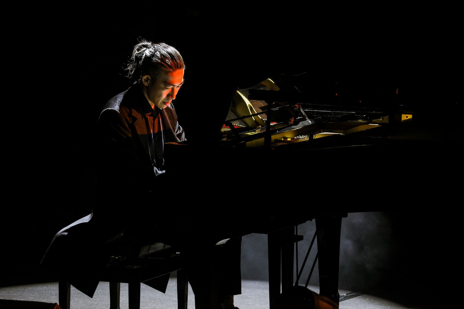 史舒華鋼琴演奏。鄒保祥拍攝