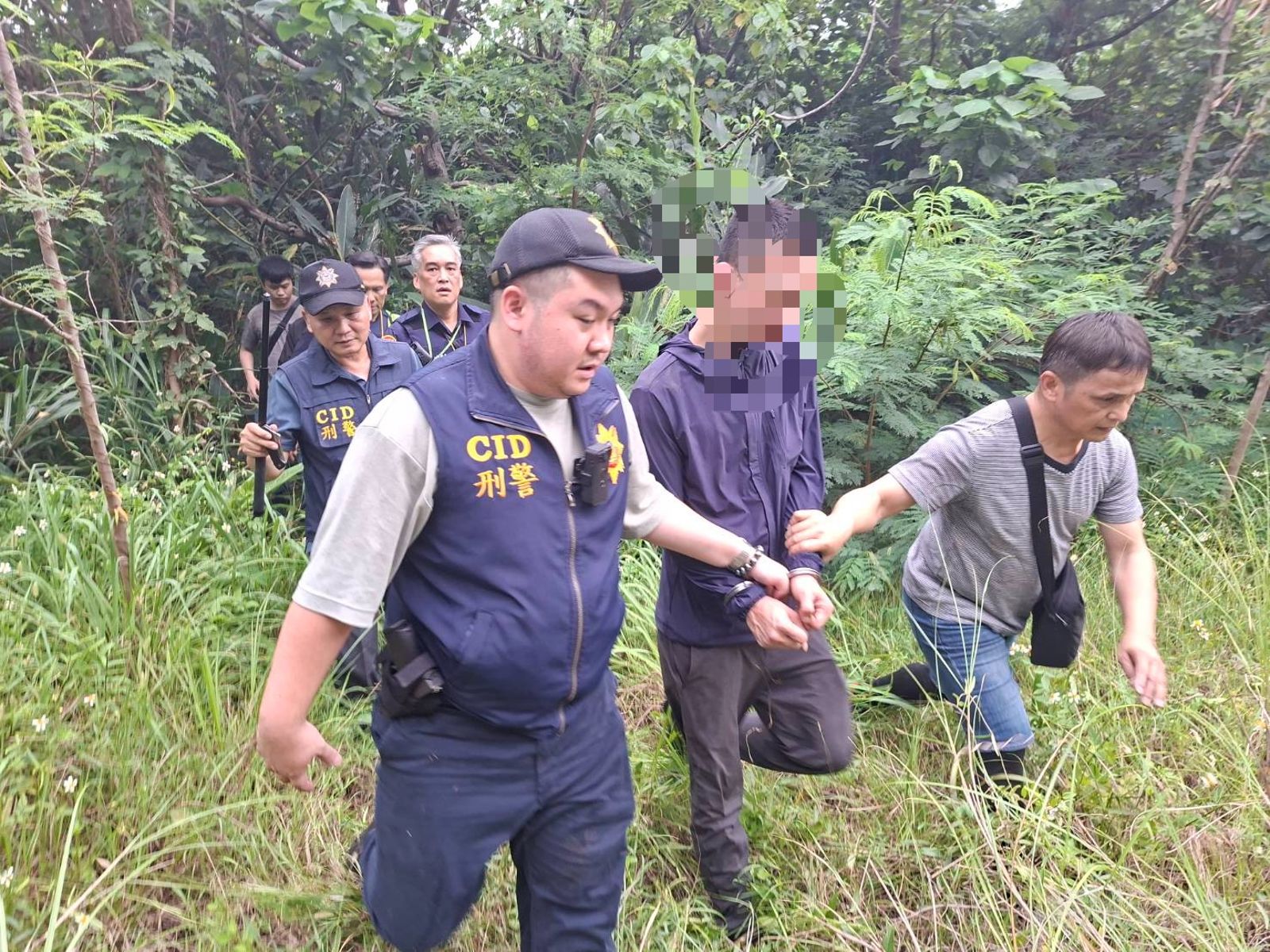 宜蘭警方案發後2小時在南澳逮捕嫌犯。翻攝照片