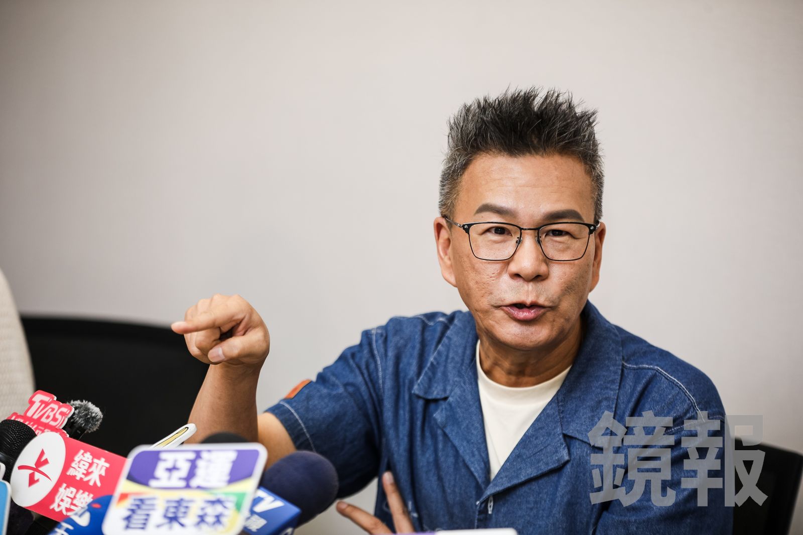 沈玉琳提到吳宗憲的精彩戀情。鄒保祥攝