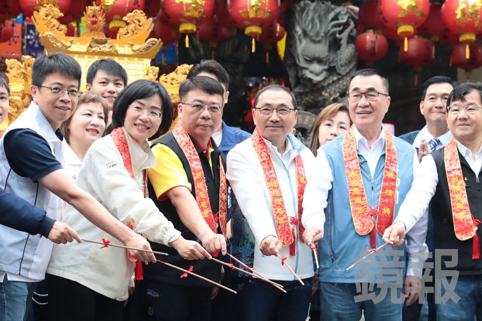 蘇巧慧今天難得與對手李四川同台，兩人並未有互動。（圖／林煒凱攝）