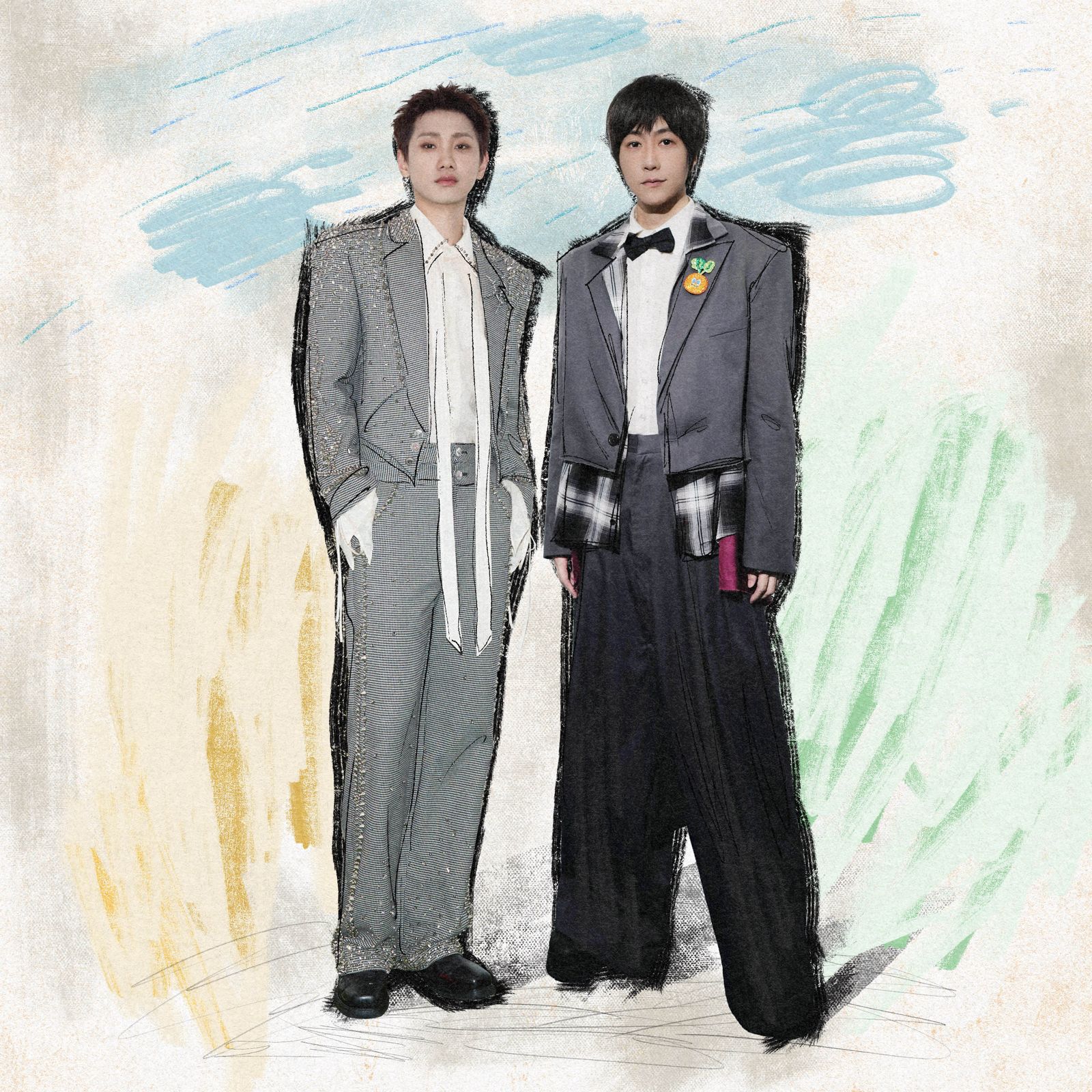 夢幻聯動!汪蘇瀧、五月天阿信合作全新單曲〈笨蛋〉。圖/相信音樂
