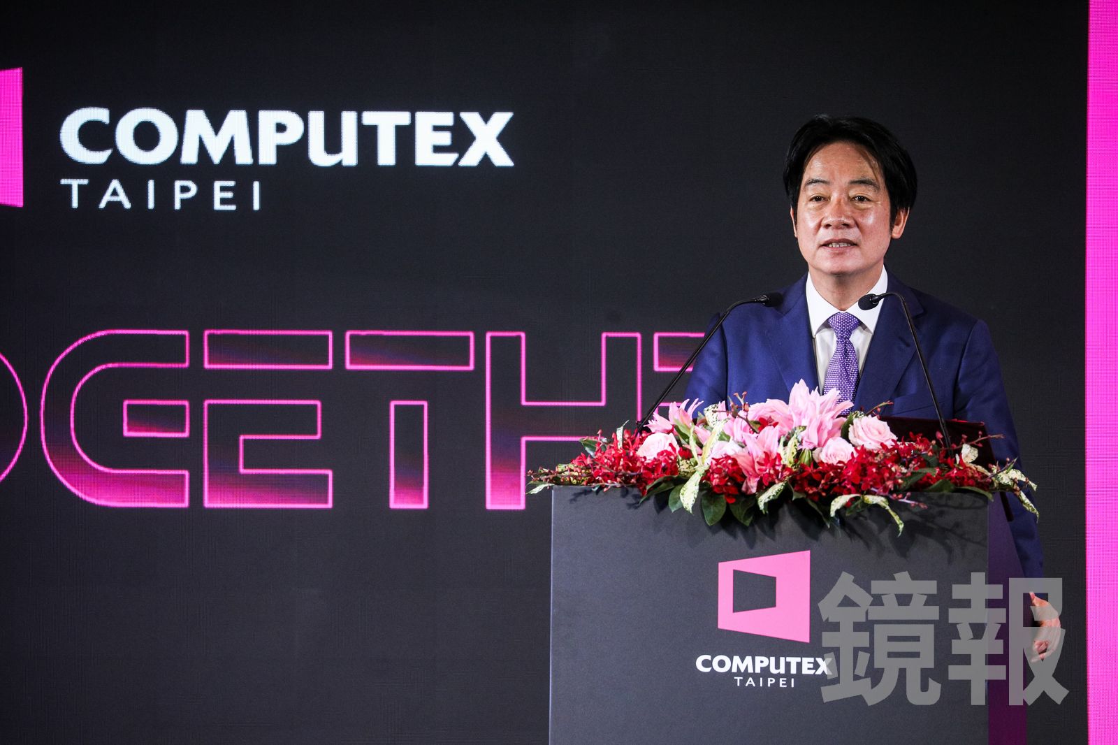 餵黃仁勳吃定心丸!賴清德承諾:至2032年電力無虞 續推二次能源轉型