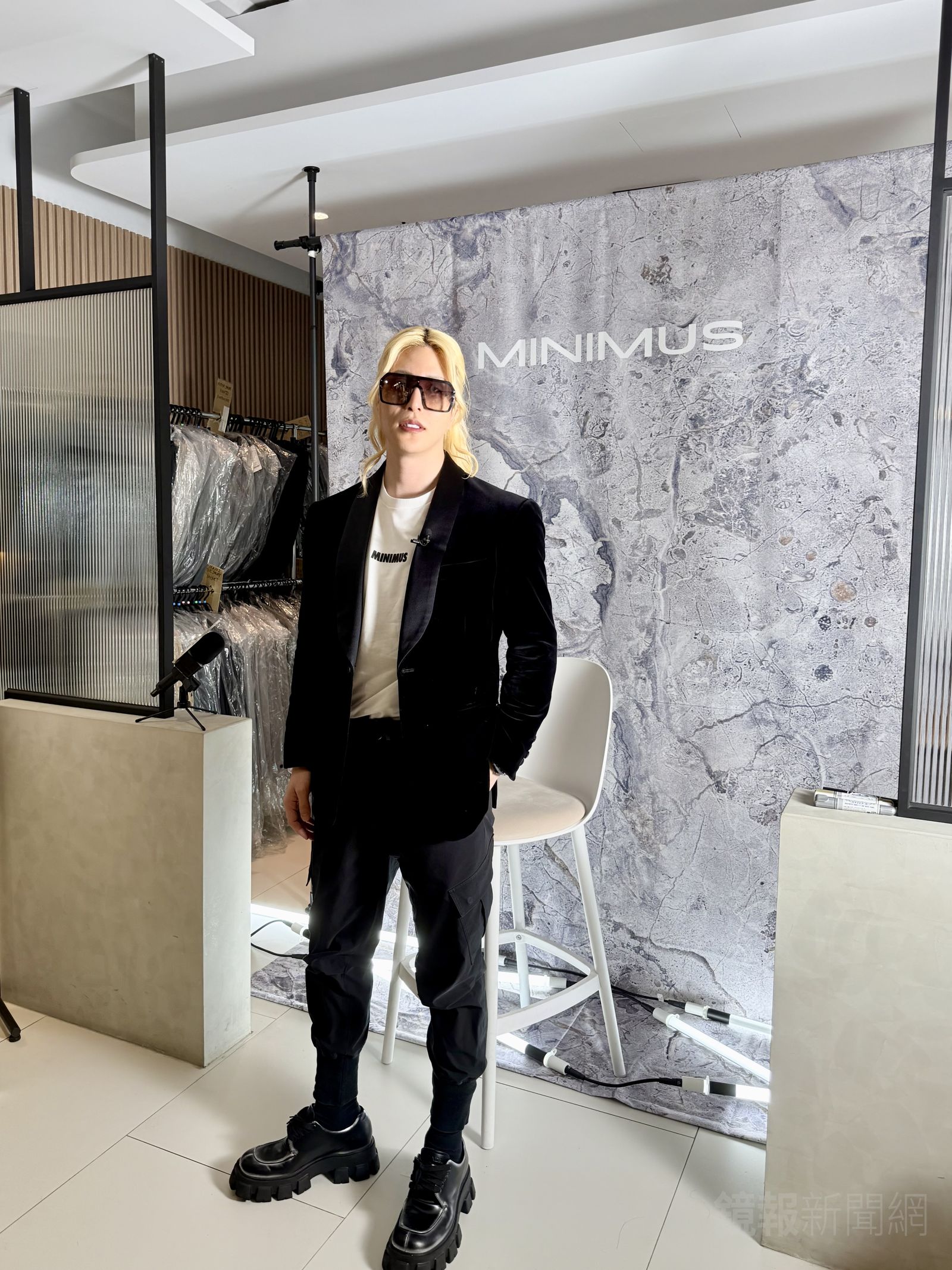 羅蘭今來台為快閃店站台。林奕雯攝