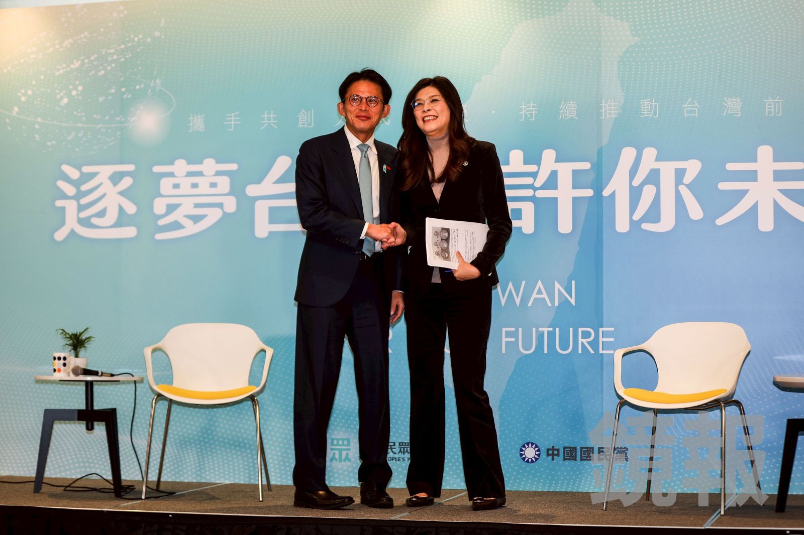 藍白推共同願景！鄭麗文喊「堅定完成2028政黨輪替」　黃國昌：將成台灣民主巨大一步