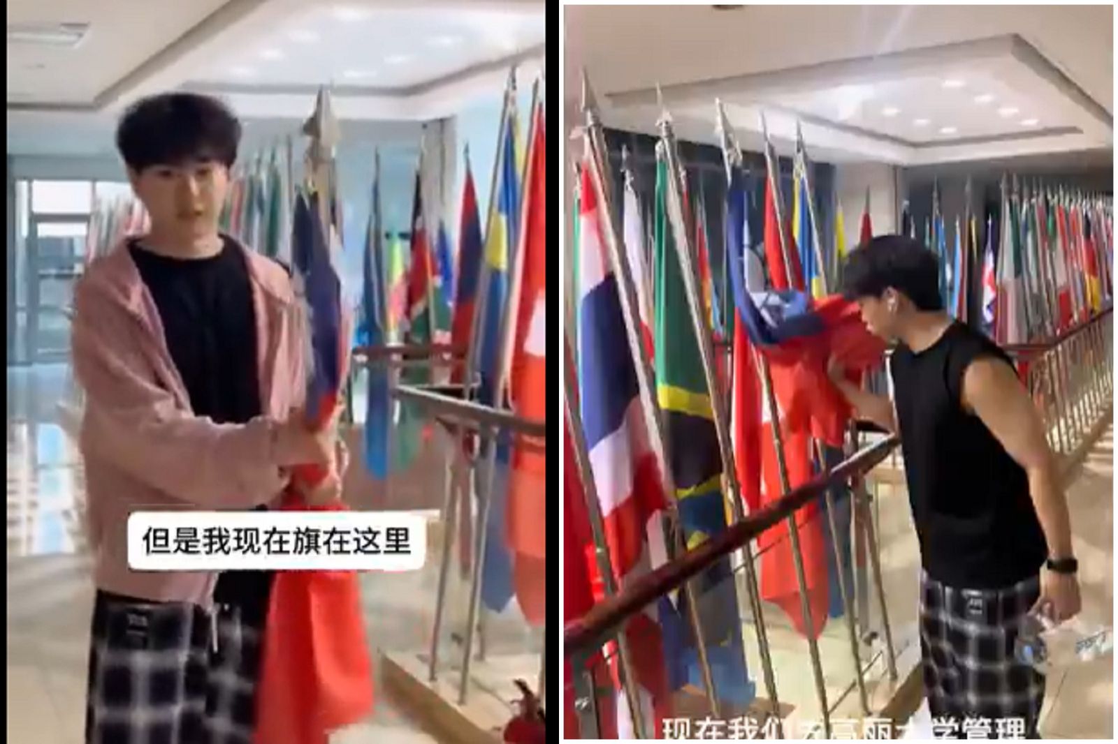 韓高麗大學放台灣國旗　小粉紅不爽去「舉發」！結果搞笑了