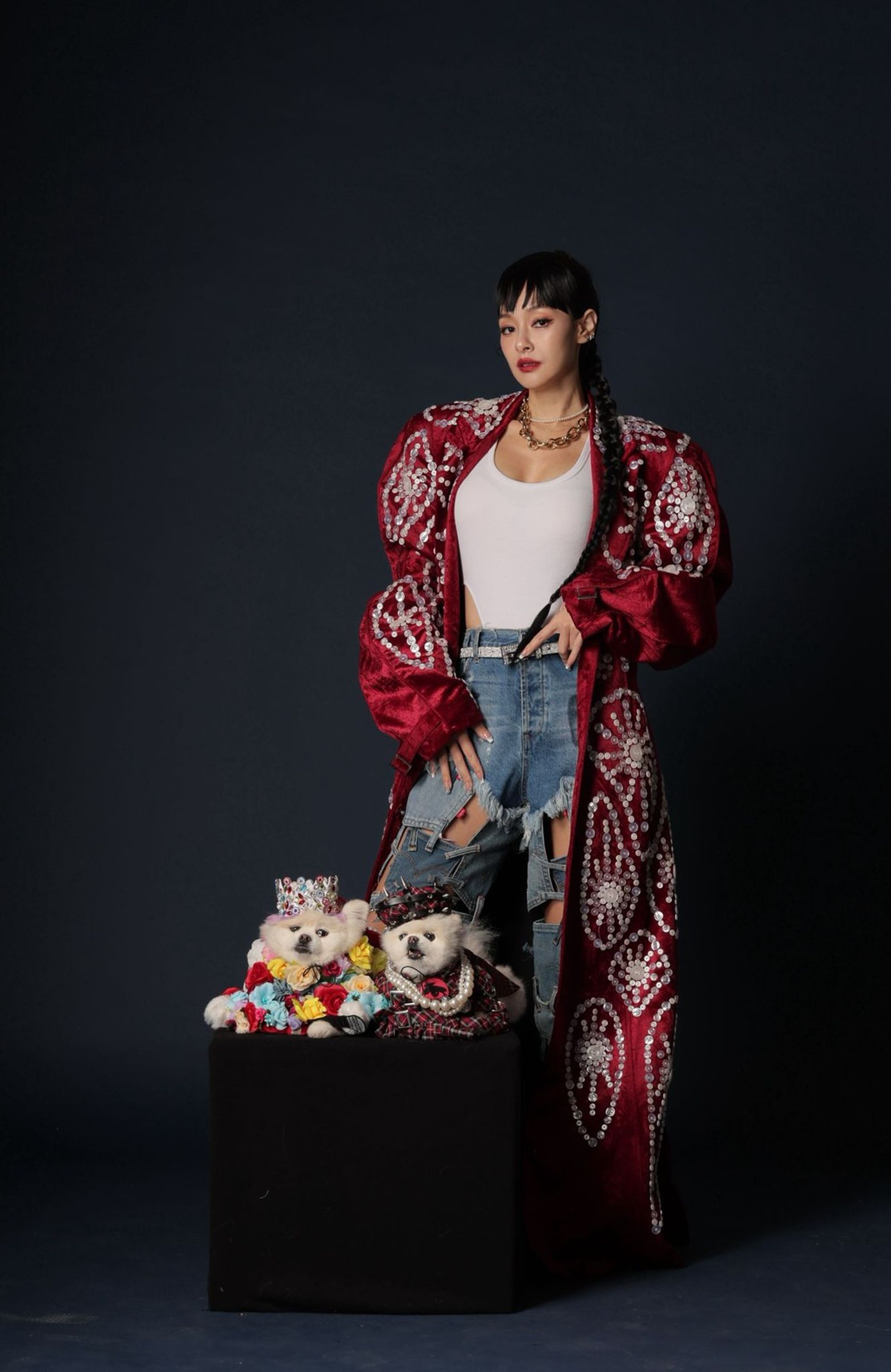 王思佳談到虐待動物,非常氣憤。第二屆萌寵時裝週提供