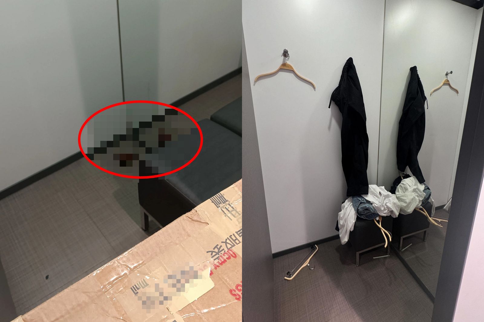 獨家/服飾店更衣室驚見「黃金地雷」!女店員崩潰喊辭職 驚揭連2天中招:還帶血