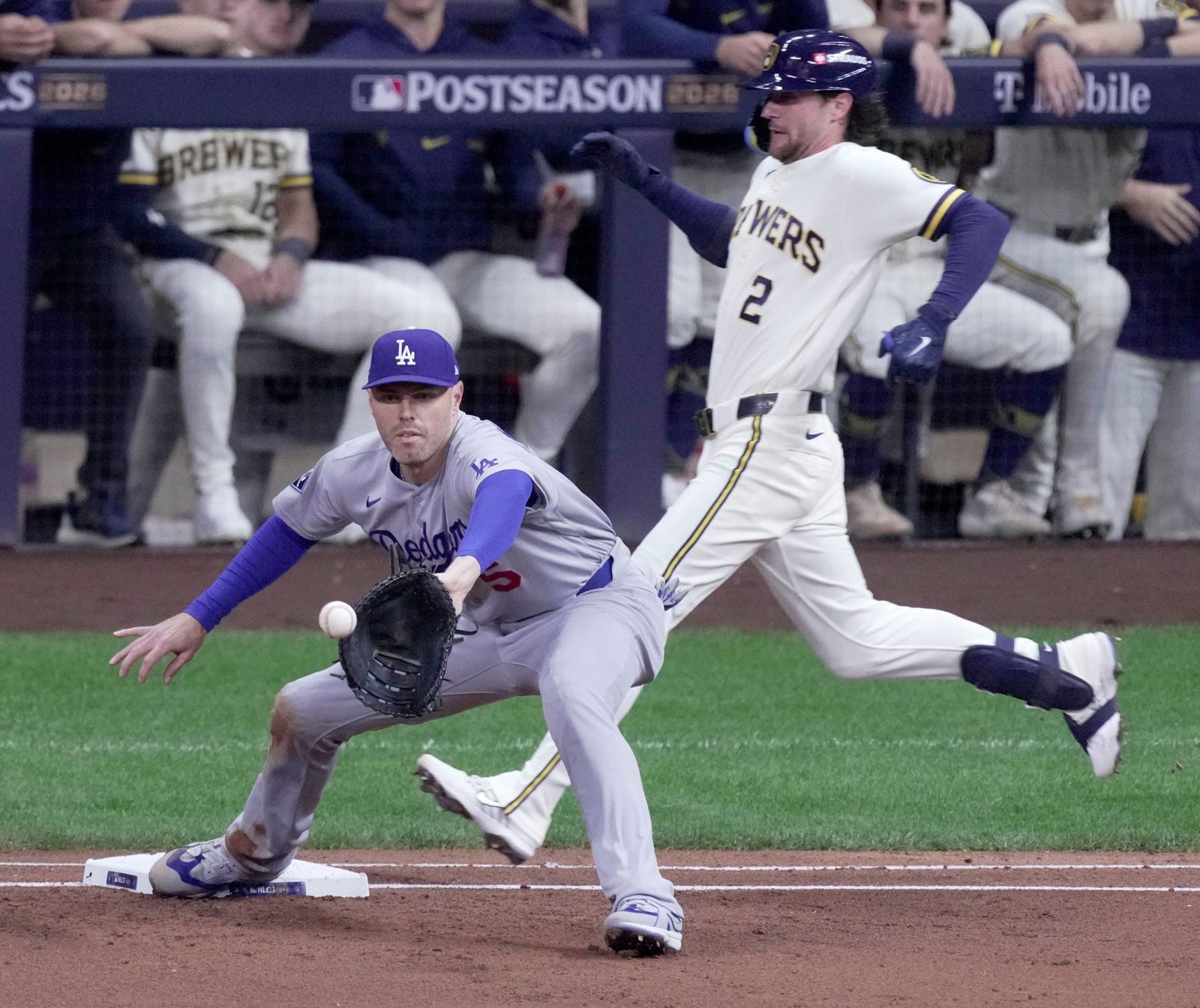 洛杉磯道奇一壘手Freddie Freeman。圖/達志影像