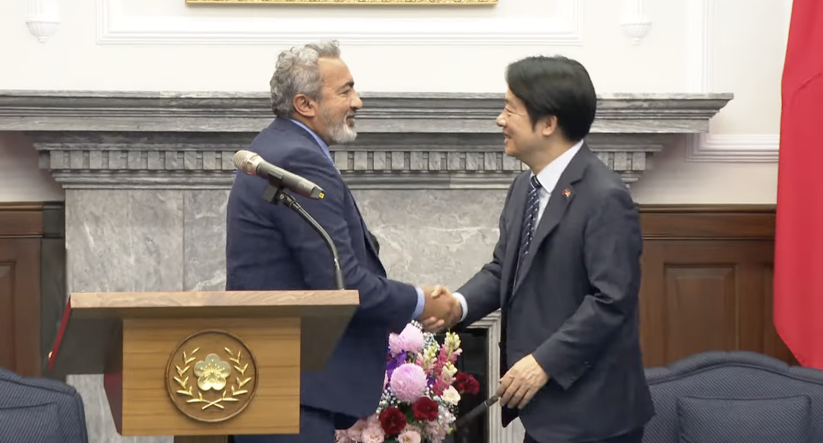 賴清德接見美「國會台灣連線」訪團　盼深化國防產業交流與經貿合作