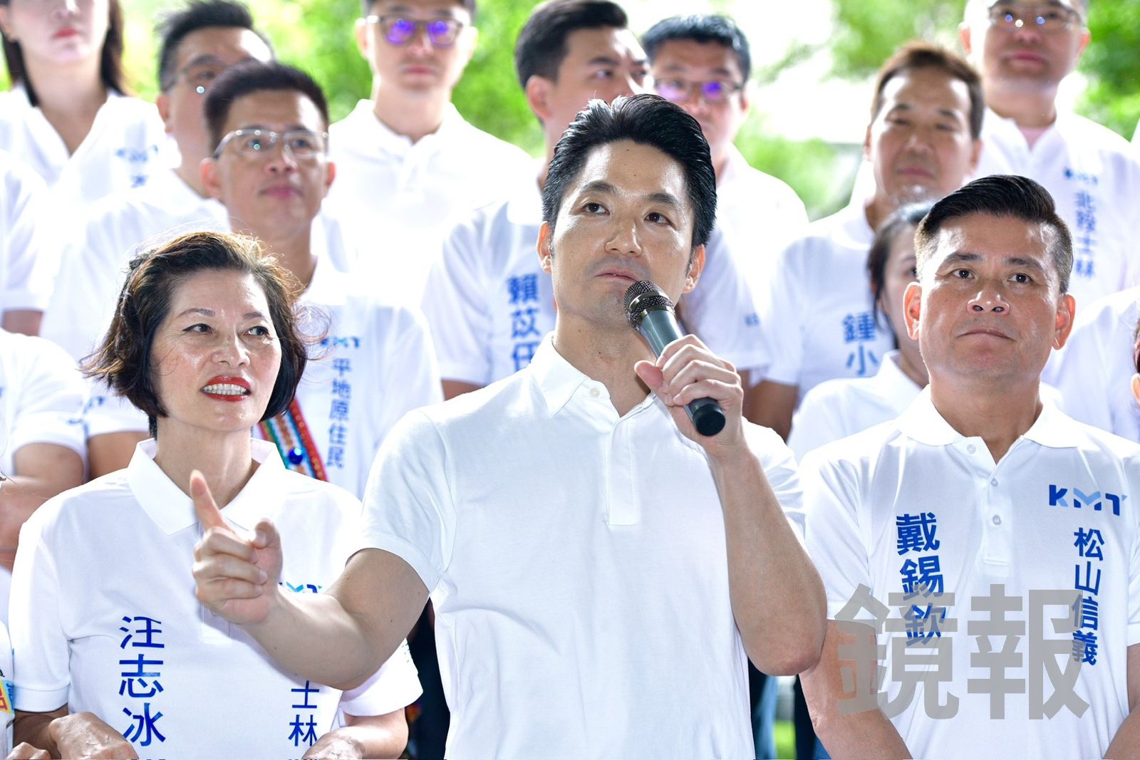 軍人節陪北市藍營小雞登記參選 蔣萬安呼籲市民支持:具有特別意義