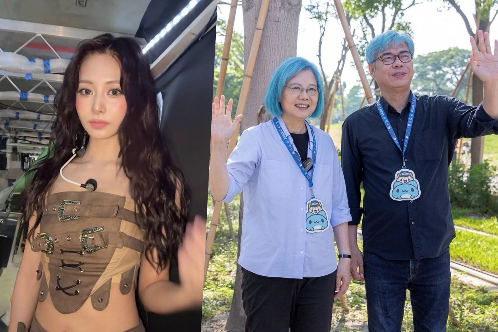 子瑜等10年回家開唱！蔡英文喊河道被洗版　揪他藍髮應援TWICE