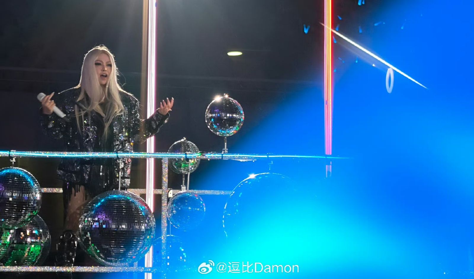 張惠妹5月31日在南昌舉辦演唱會。翻攝微博