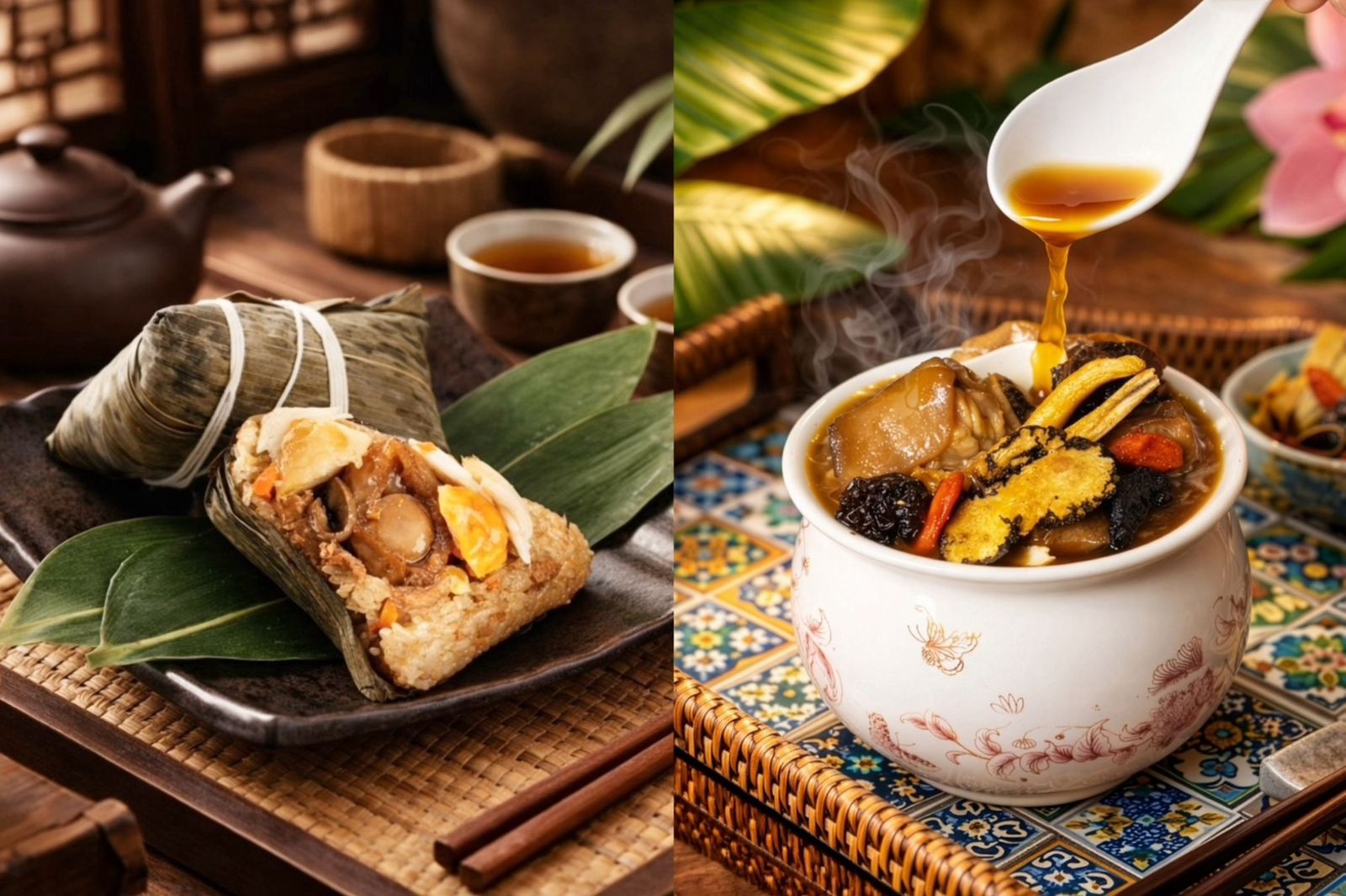 粽子禮盒居然還有湯可以配！台北遠東香格里拉端午新組合太有梗