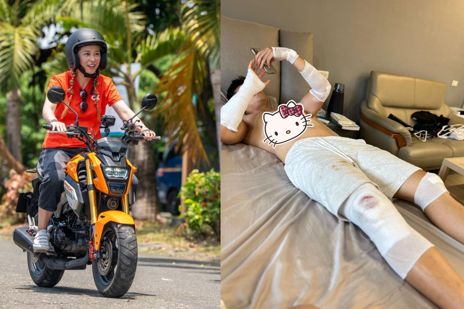 外甥半年內5次車禍又自摔5圈成木乃伊　李燕爆哭南下心碎陪伴