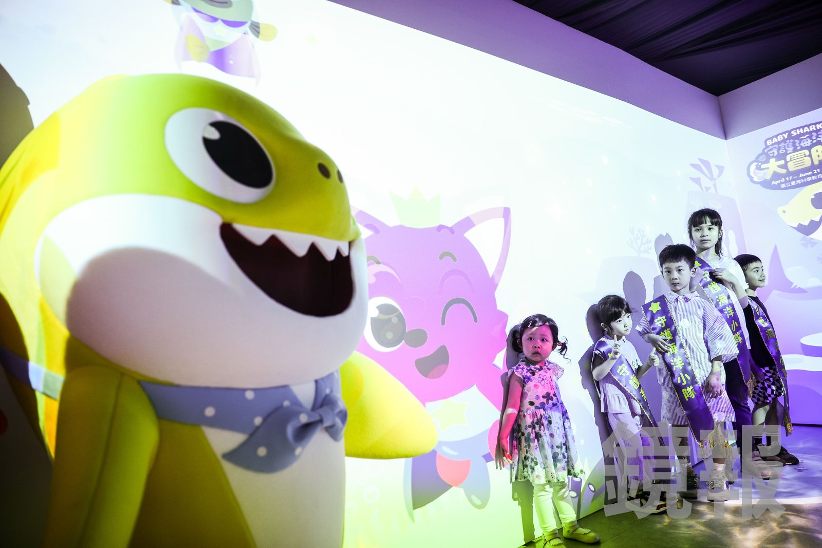 Baby Shark 現身台北!百億巨星攜手萌娃湘荷 科教館《守護海洋大冒險》正式開展