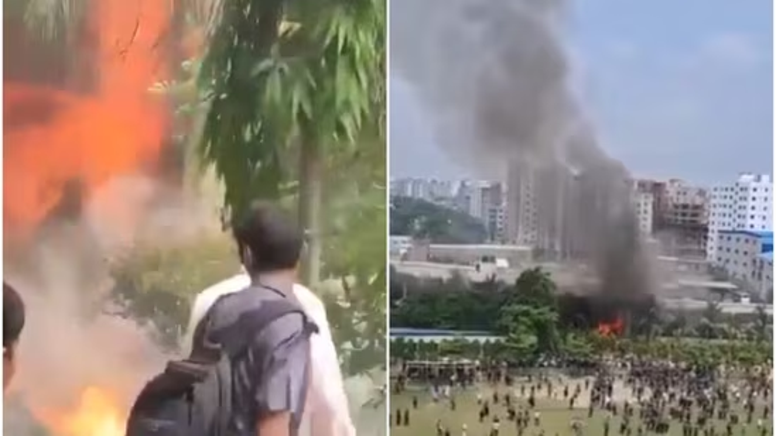 孟加拉空軍教練機墜毀校園　19死逾百傷！被揭是「中國戰機」