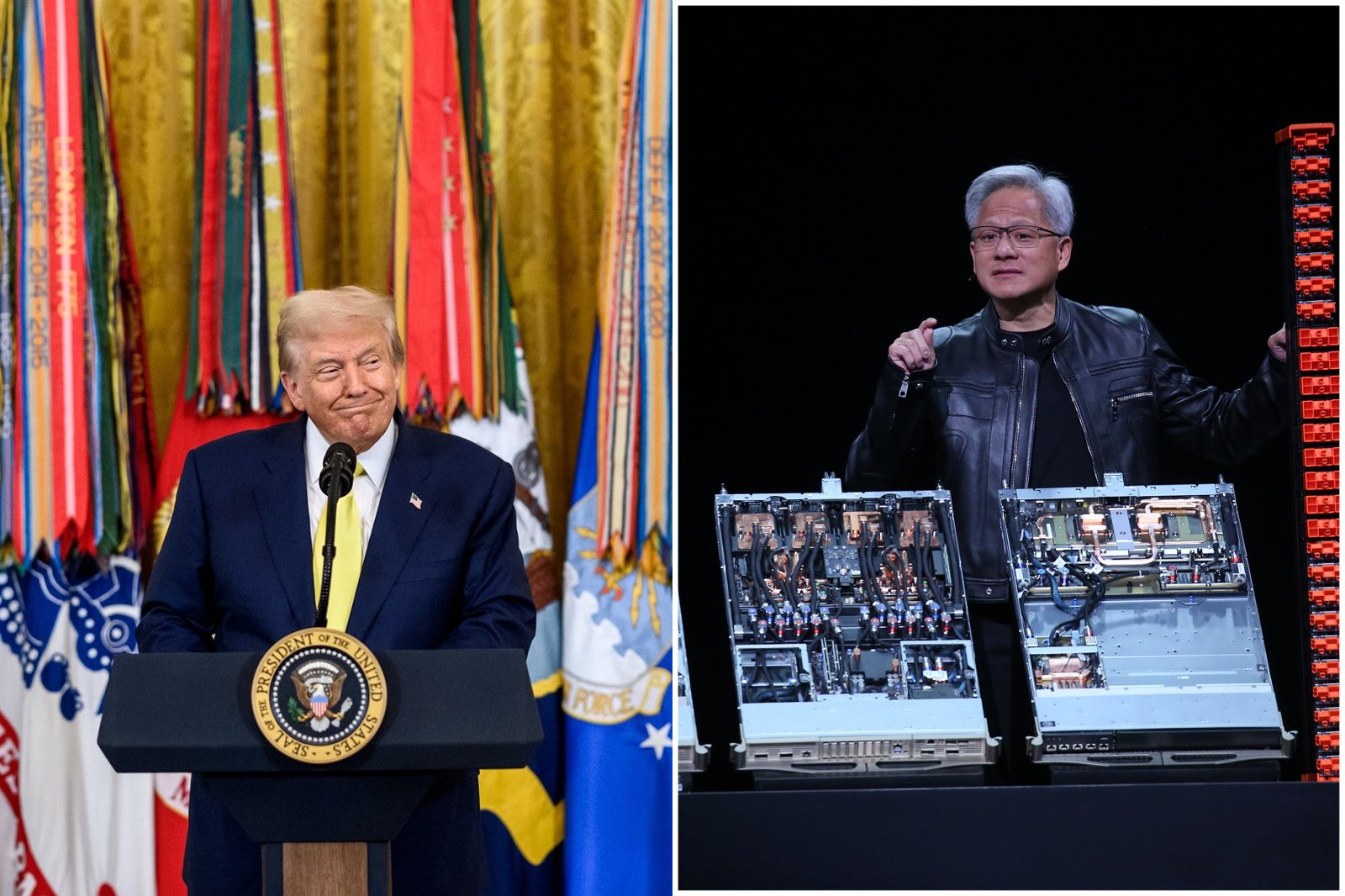 川普要半導體業在美建廠　不被課100%關稅！美商長爆：有聽黃仁勳建議