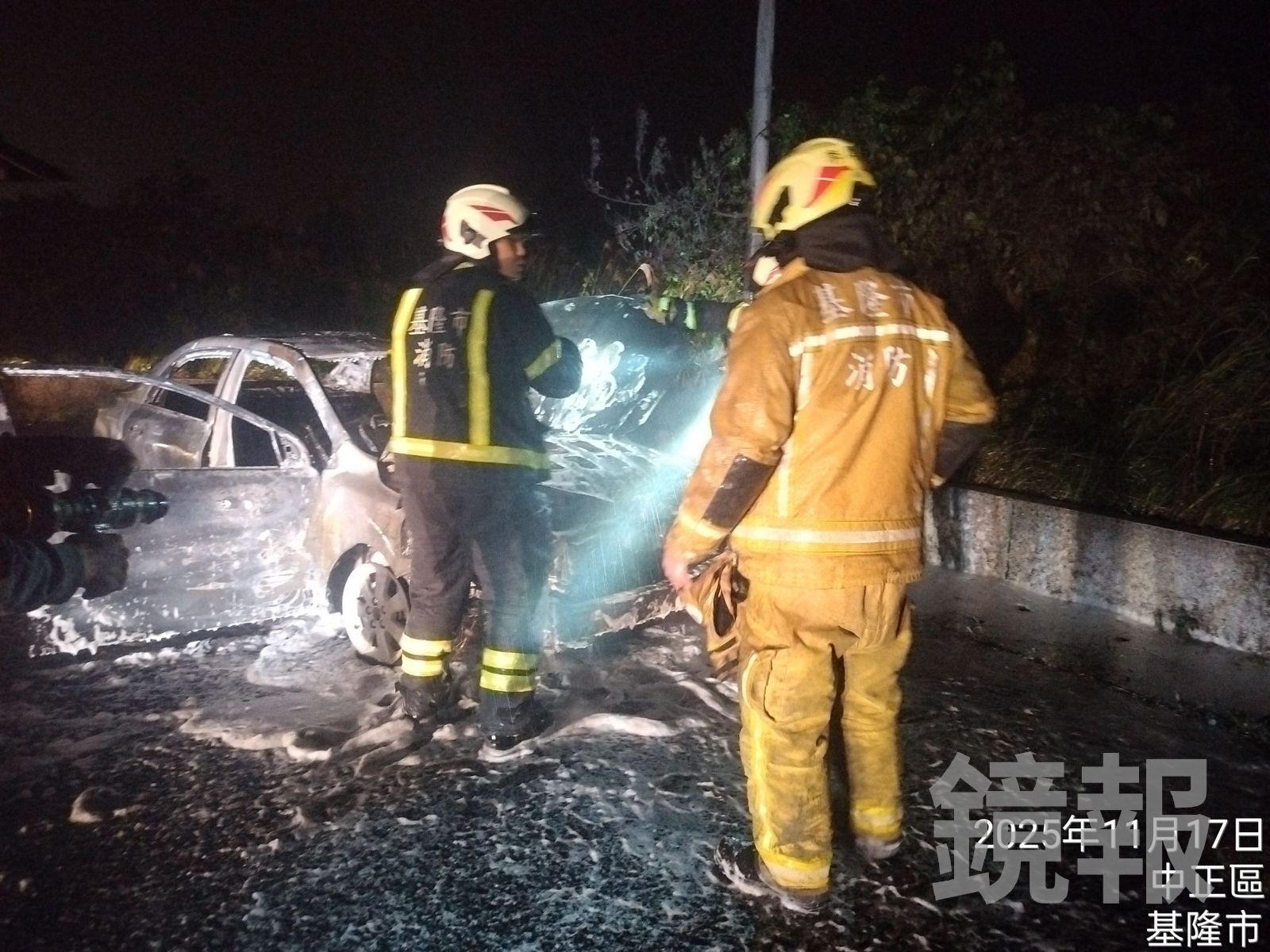 瑞芳轉運站火燒車！31歲男逃出全身燙傷　車內疑留助燃物