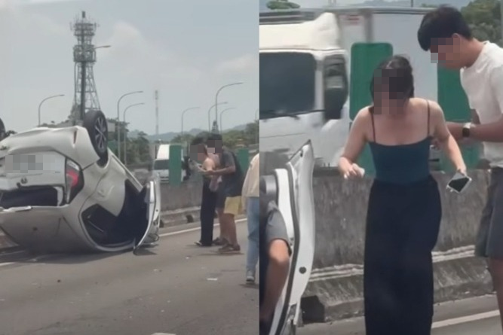 國3翻車!低胸正妹赤腳爬出「燦笑面對」 遭網封:樂天女孩