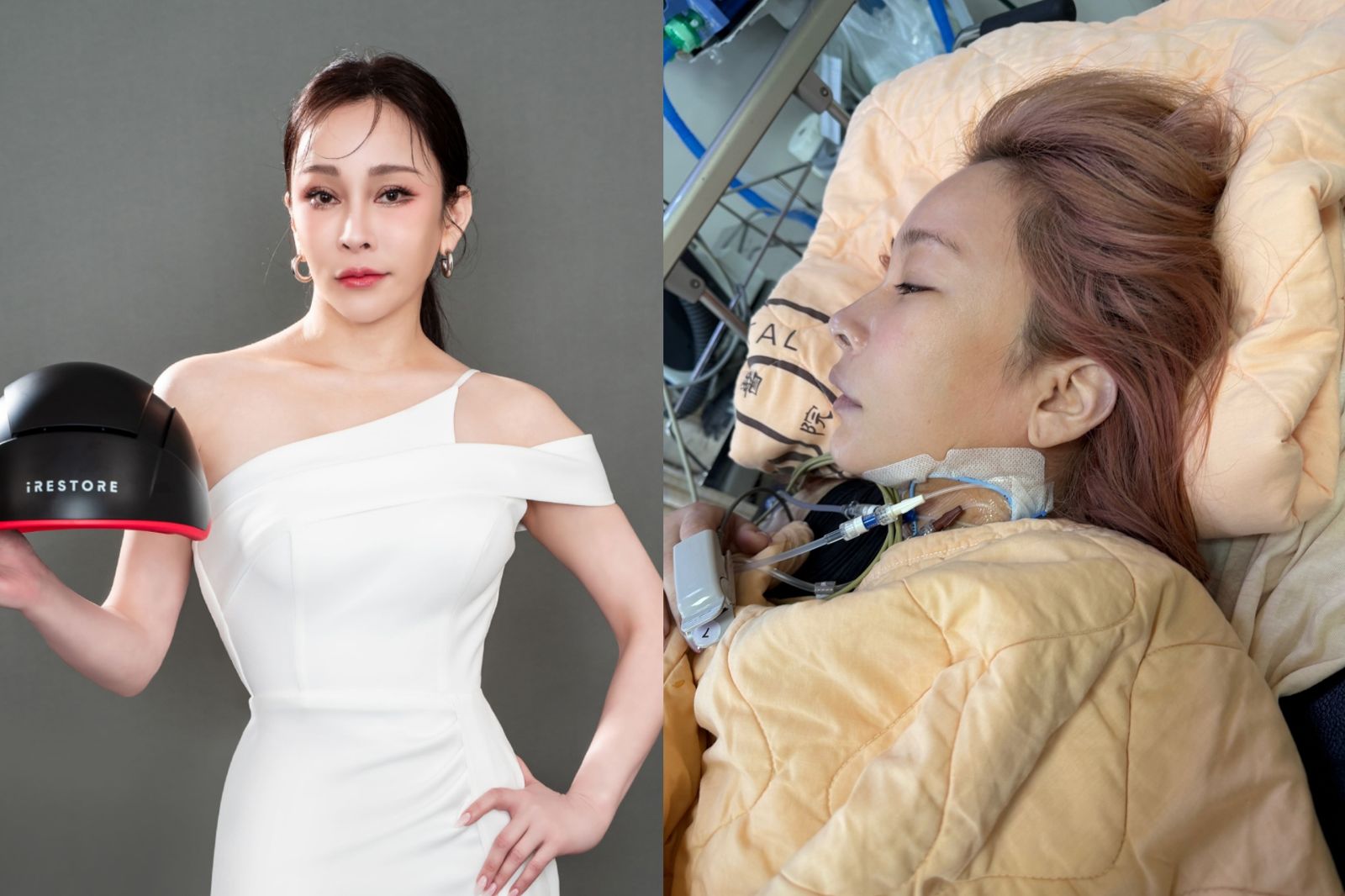 46歲溫嵐加護病房插管病容首曝光!揭敗血症真正病因 吐復工時間點在9月