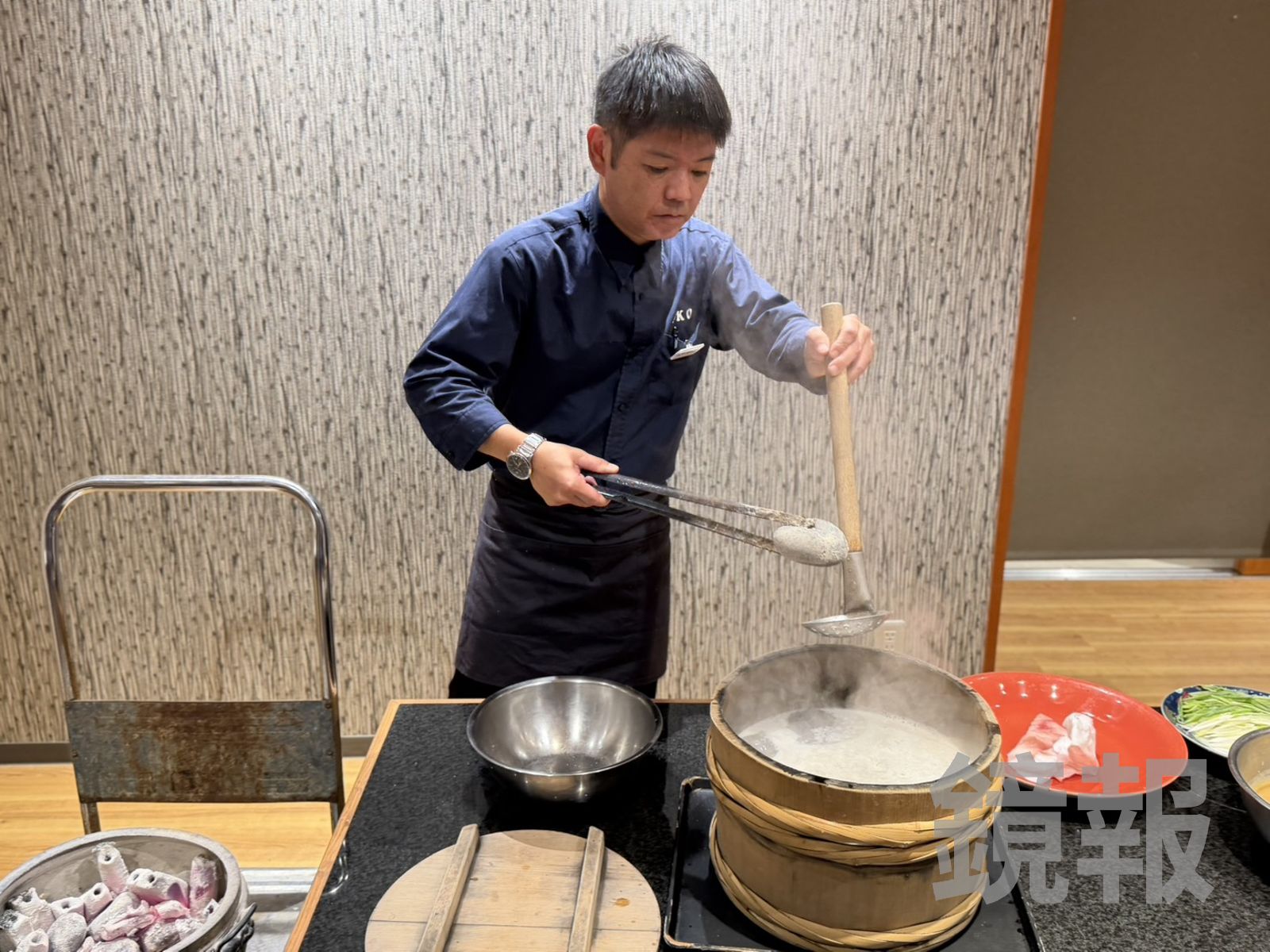 「Seiko Grand Hotel」會在餐廳現場烹煮給客人品嘗。