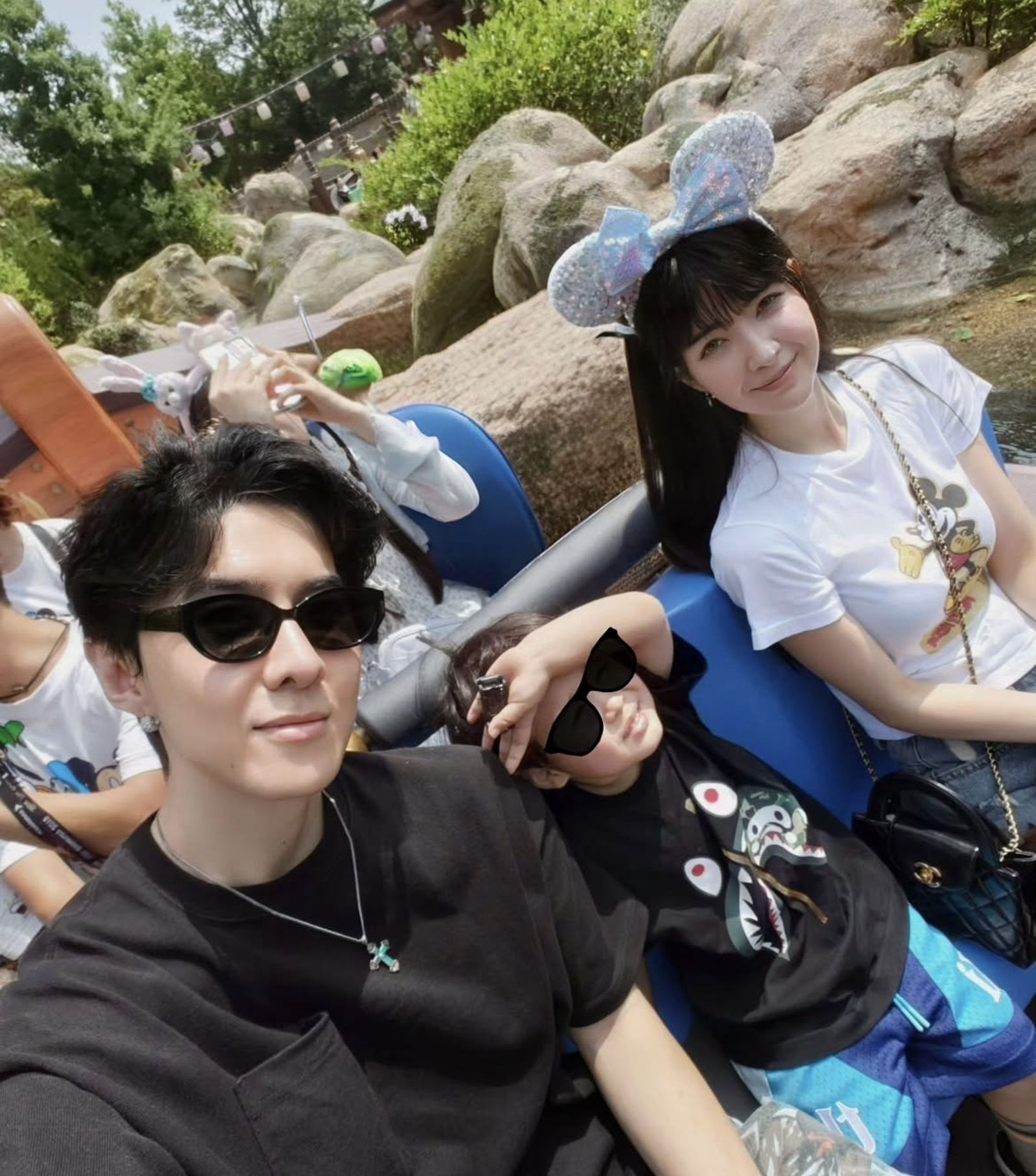 唐禹哲(左)與蘇小軒經常分享一家三口互動。翻攝IG @dt_0902