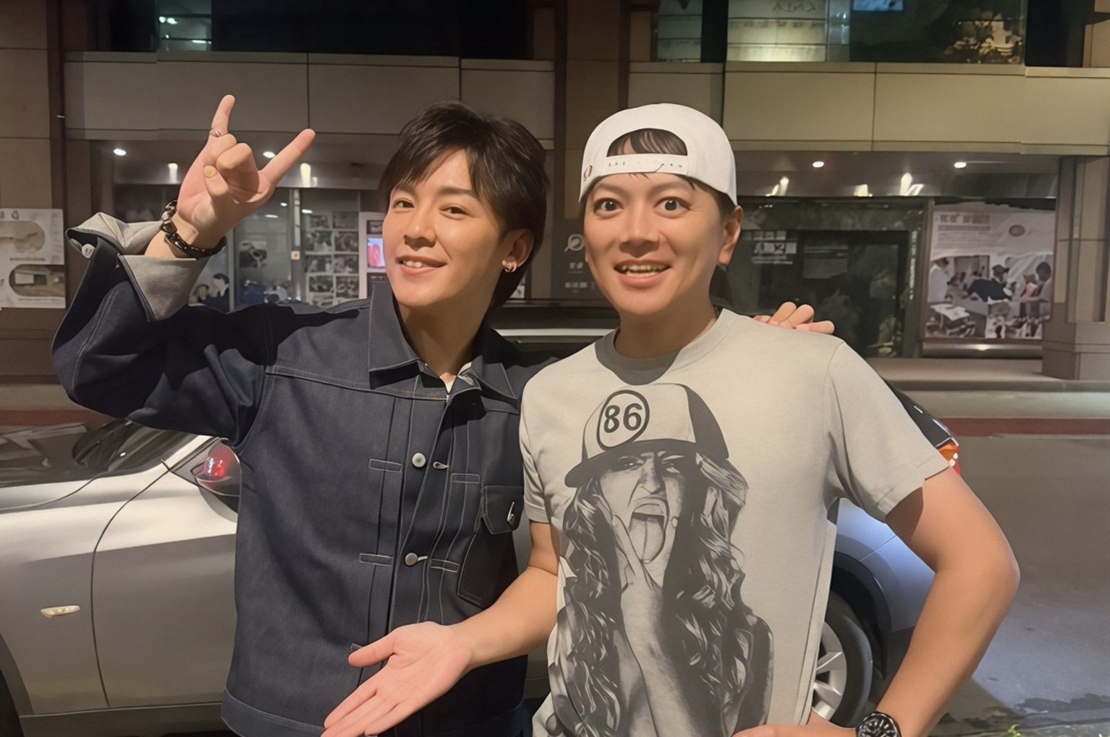 勞光宇(右)、金志遙近日難得在Podcast節目《哇!有事嗎》合體。圖/《哇!有事嗎》