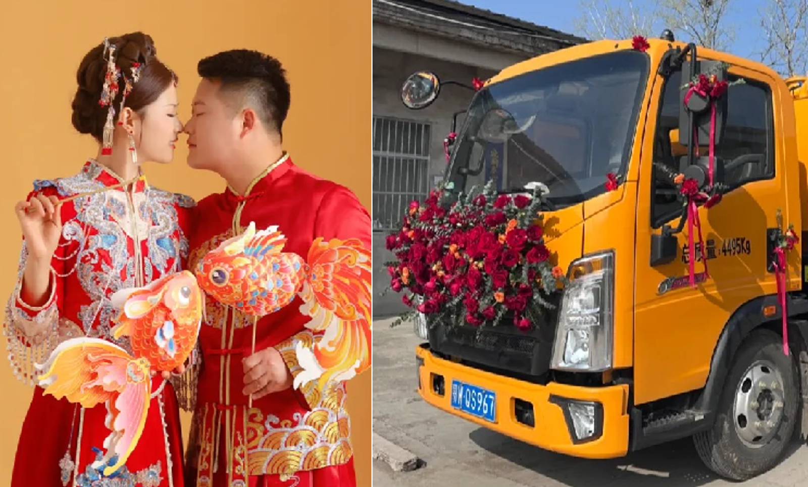 「上班開糞車，下班開Benz」掏二代成婚　自豪打造水肥婚車隊稱「全球第一」