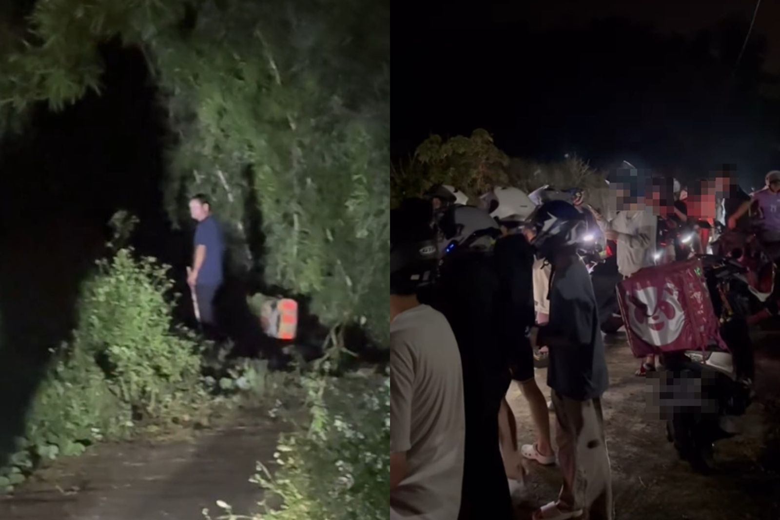 苗栗鬼月驚魂!怪男持遺照「一路撒冥紙」…學生嚇壞「騎車圍追」詭異畫面曝光