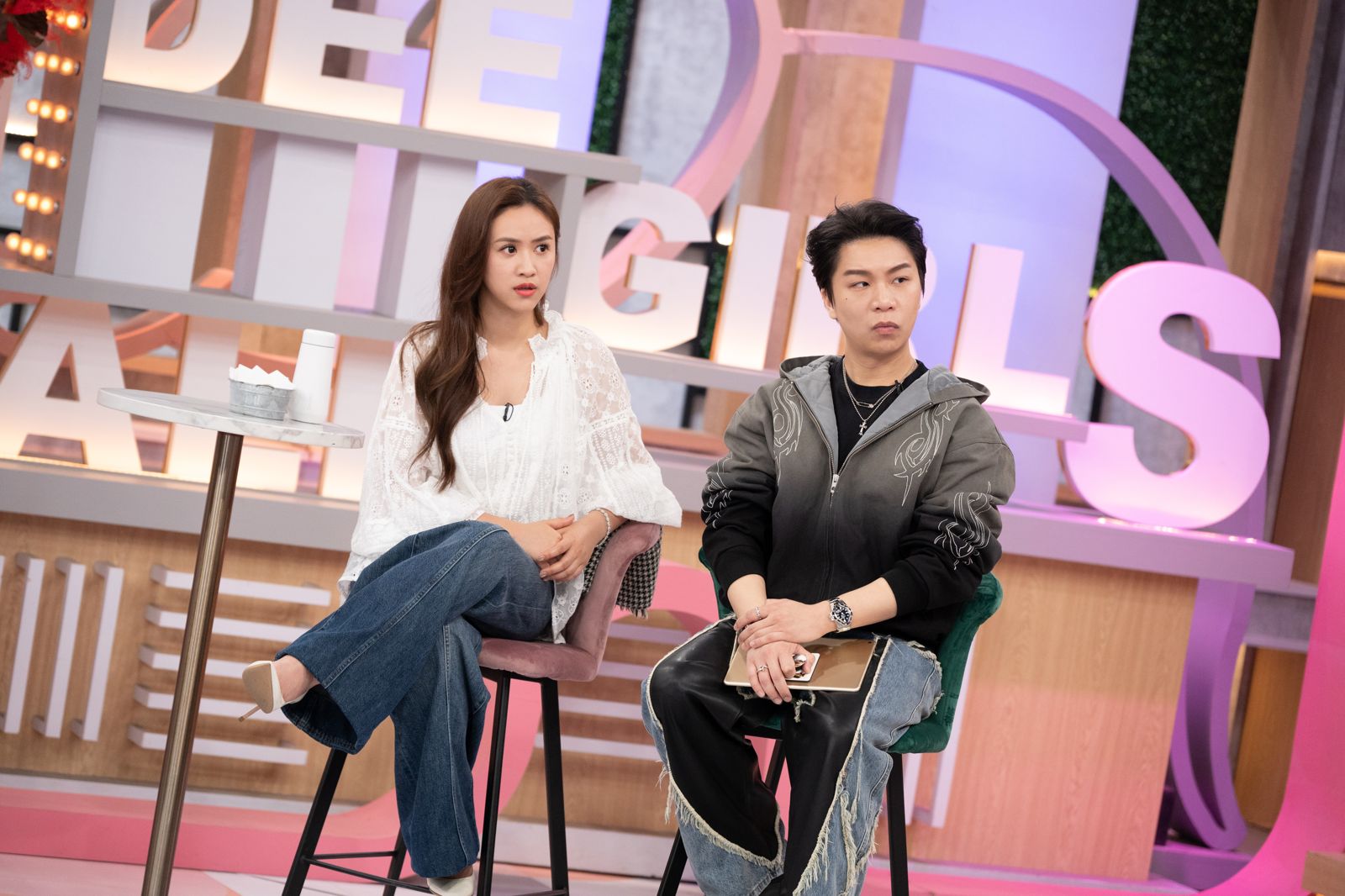 Sandy(左)代班《小姐不熙娣》無期限。東森綜合提供