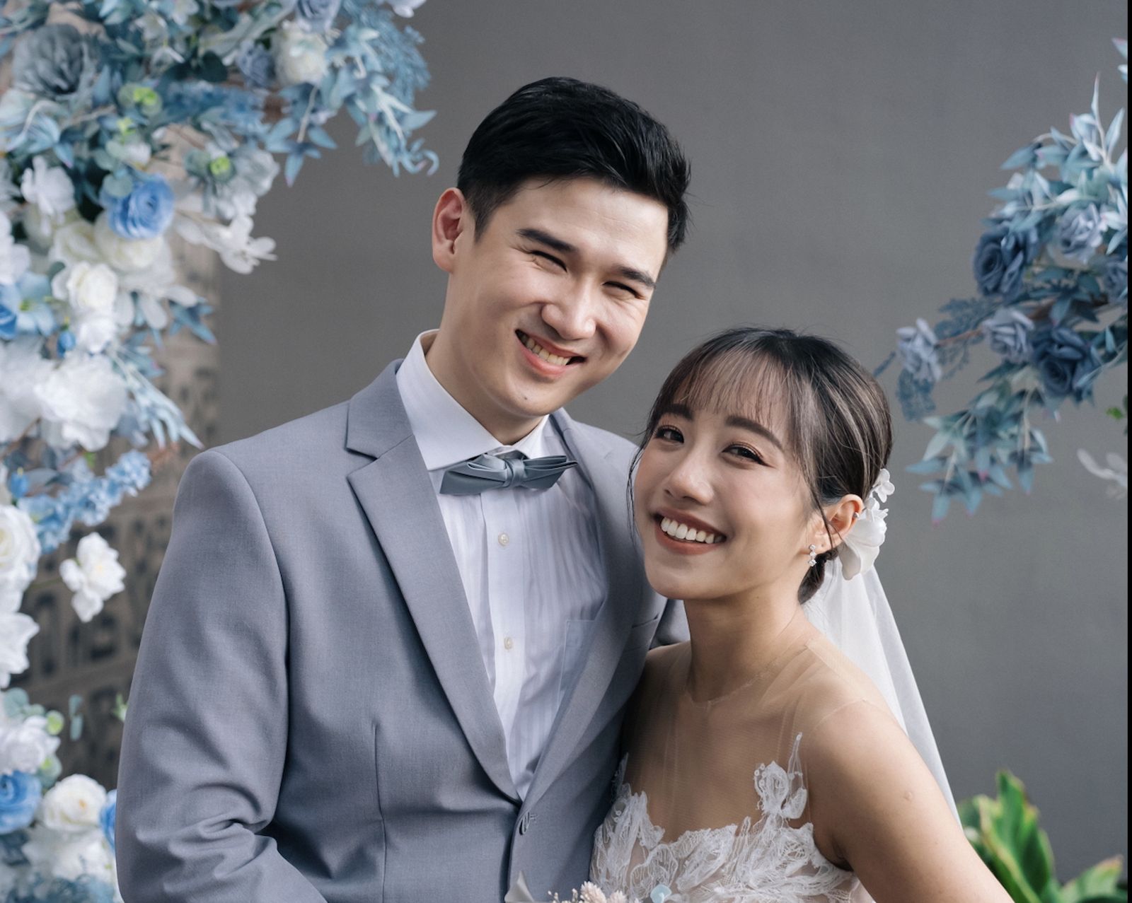 蔡佩軒與新加坡籍老公日前完婚。可瑞思國際娛樂提供