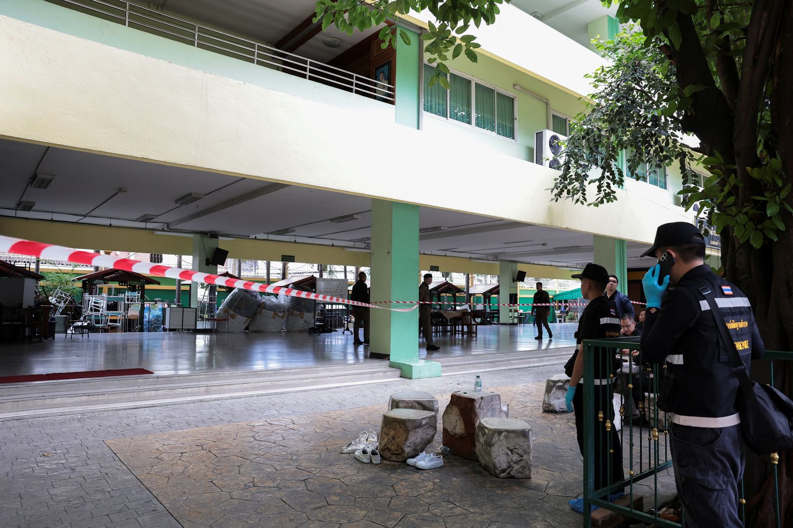 泰國暖武里府發生重大校園槍擊案,導致9人死亡,多達20人受傷。圖/達志影像