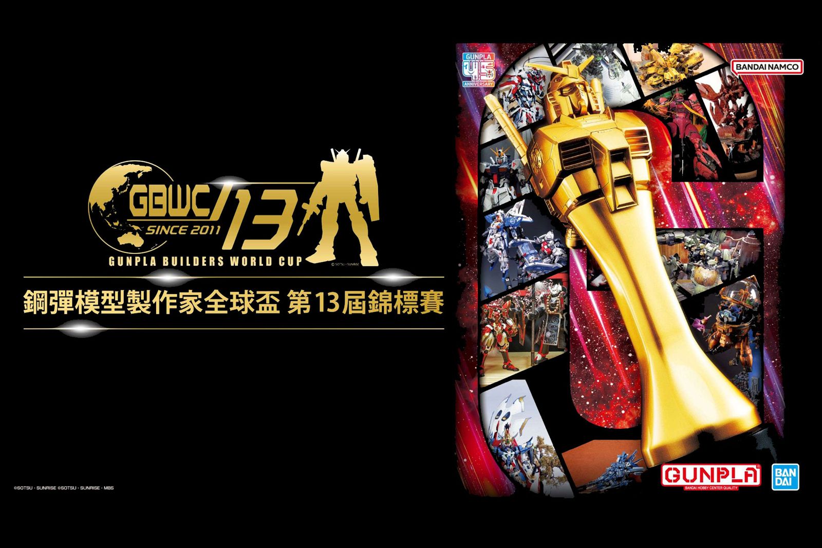 鋼彈迷連假必衝！萬代模型展10月高雄開跑　GBWC決賽揭曉台灣冠軍
