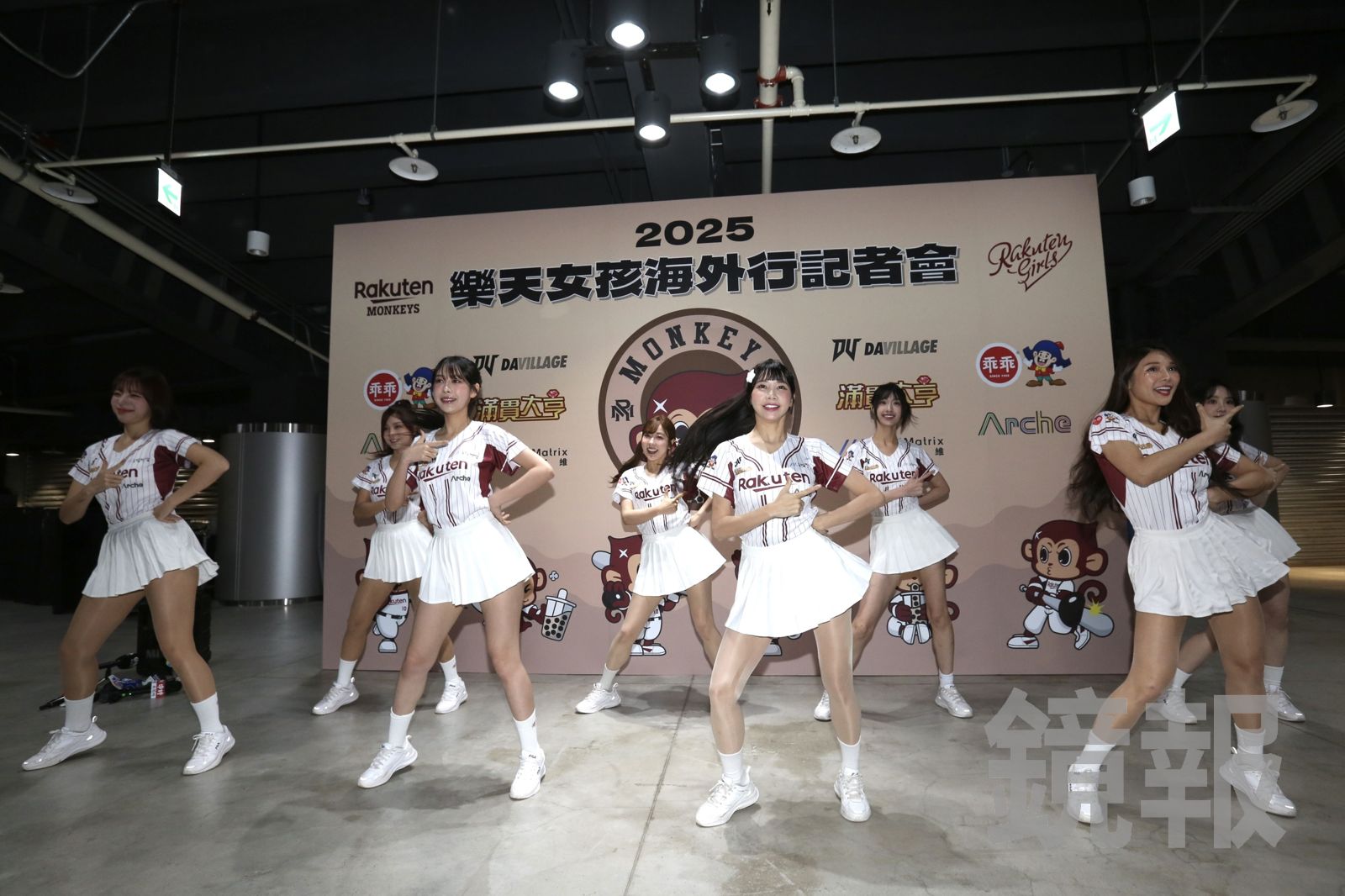 女孩們現場熱舞。董孟航拍攝