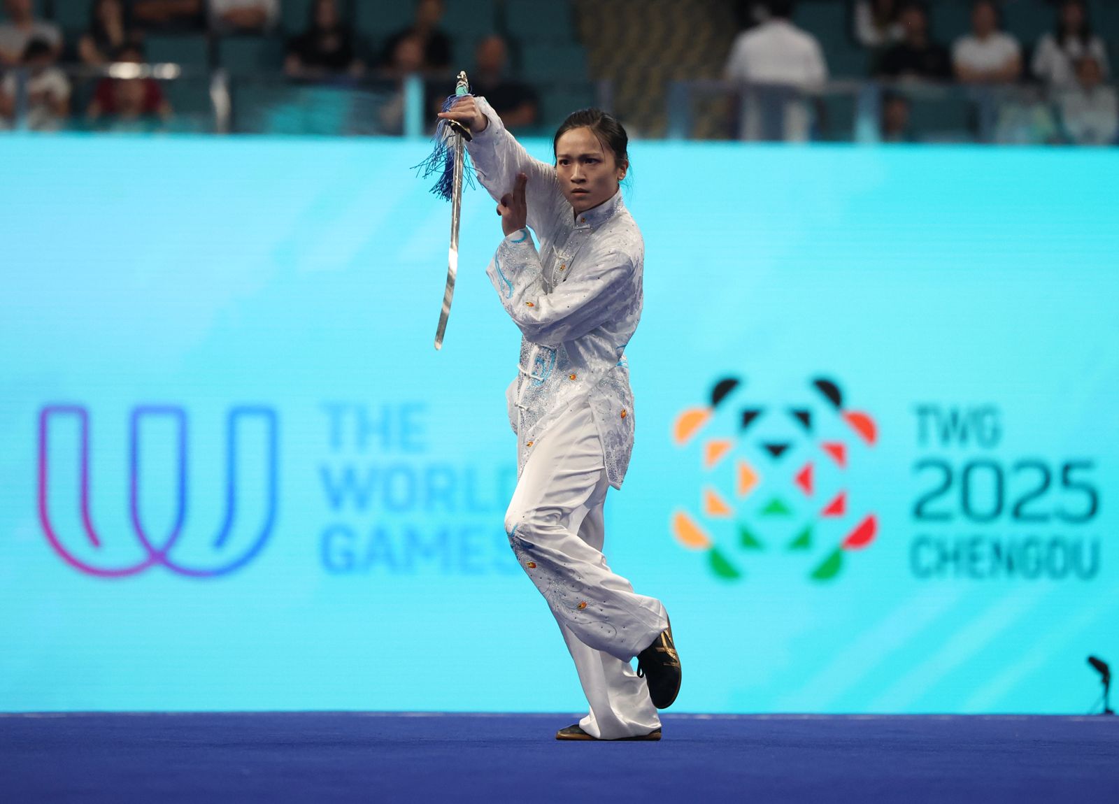 女子太極拳/太極劍全能的劉佩勳以第6名作收。中華奧會提供