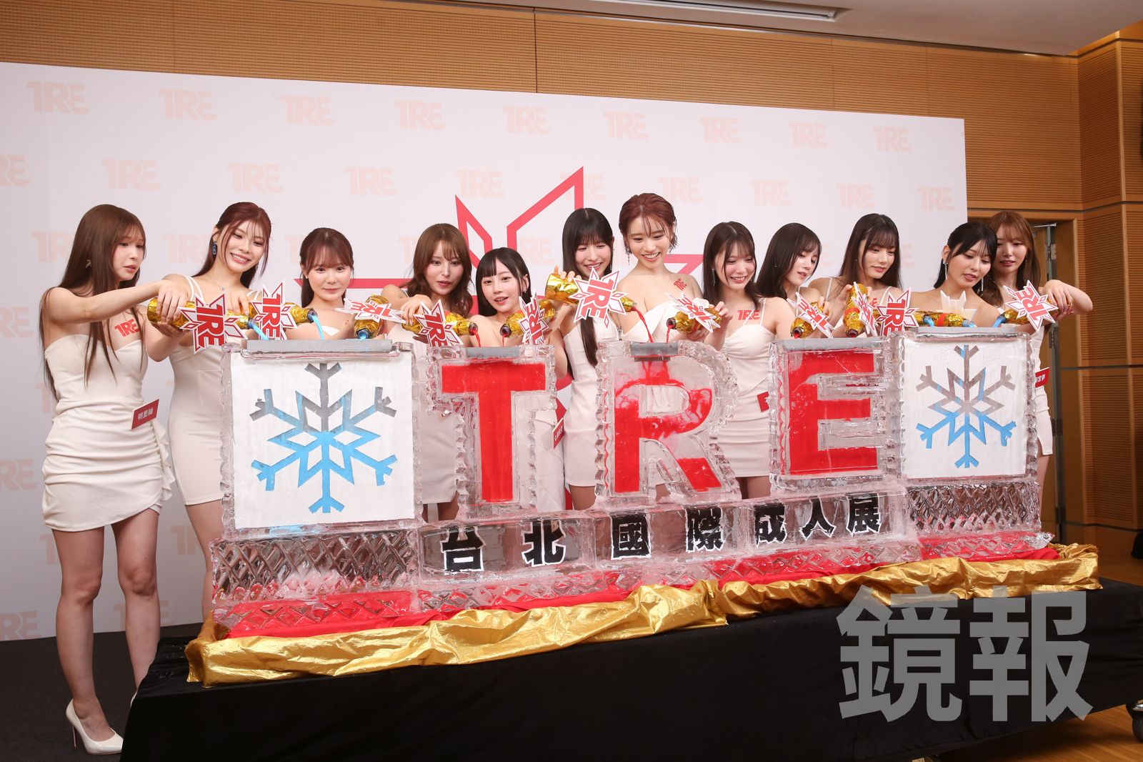 人氣女優齊聚一堂。李鍾泉攝