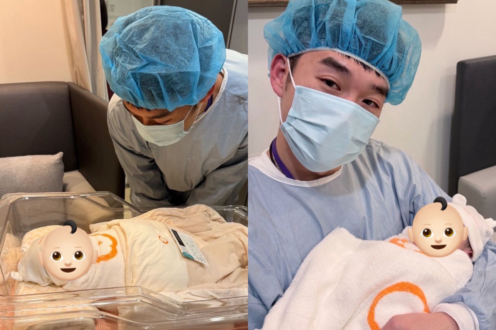 王齊麟、陳詩媛升格當爸媽!才吃完披薩「兒子提早報到」 曝驚人巧合:生日跟土地公一樣