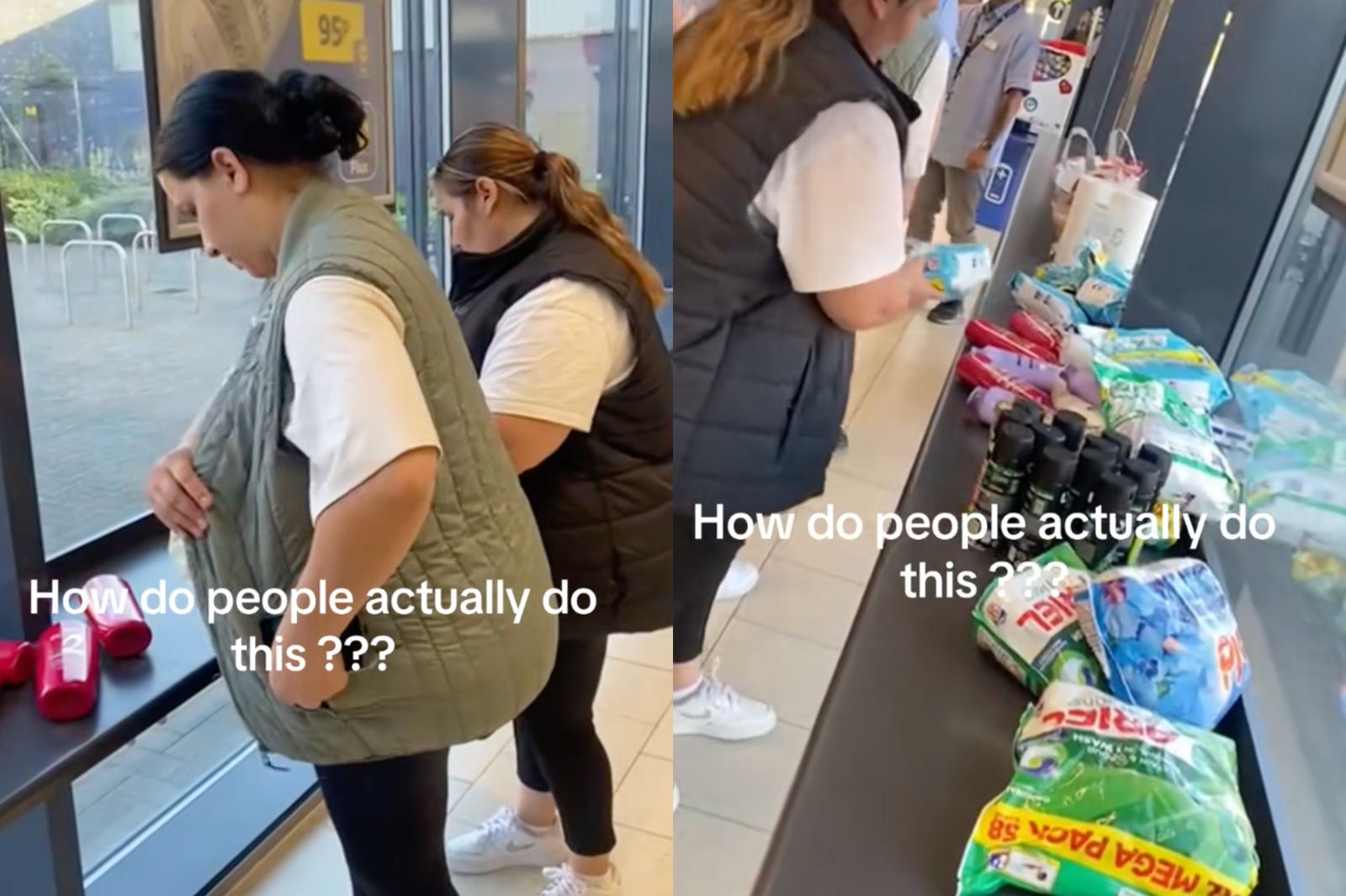 魔術師小偷？2女褲內塞12罐洗髮精、10包衛生棉、4包清潔液　警籲1動作千萬別做