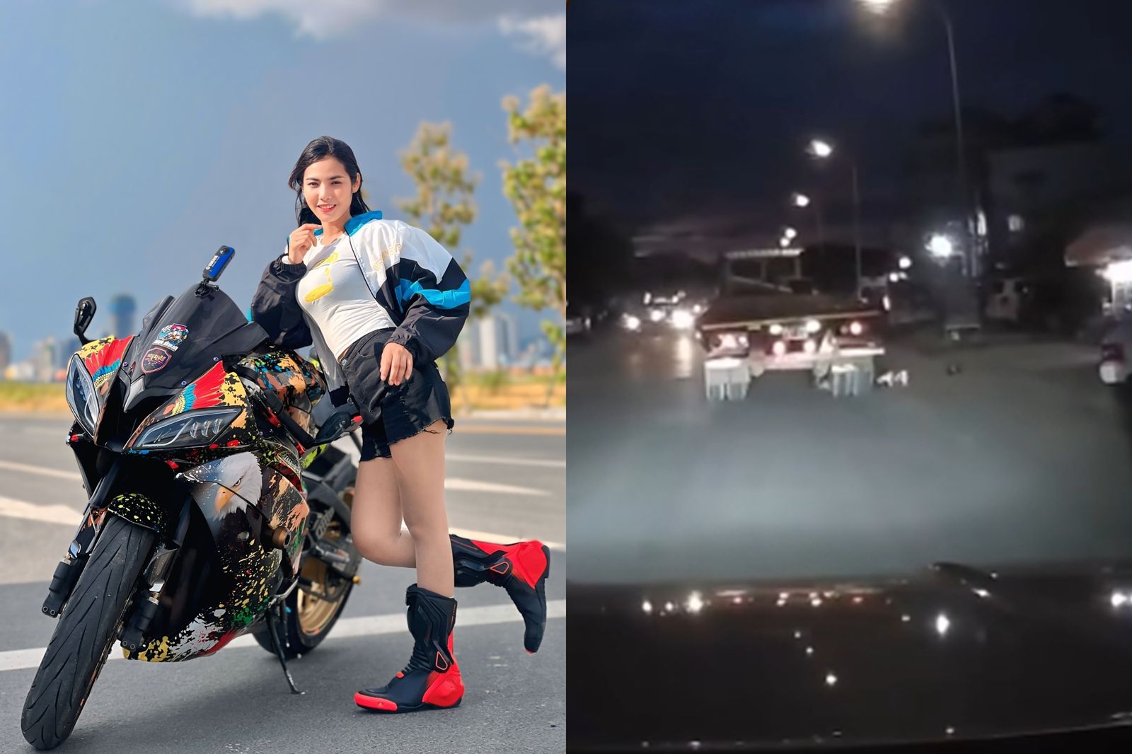 重機網美車禍慘死！被撞到摔車「下秒被貨車多輪輾斃」…驚悚畫面曝光