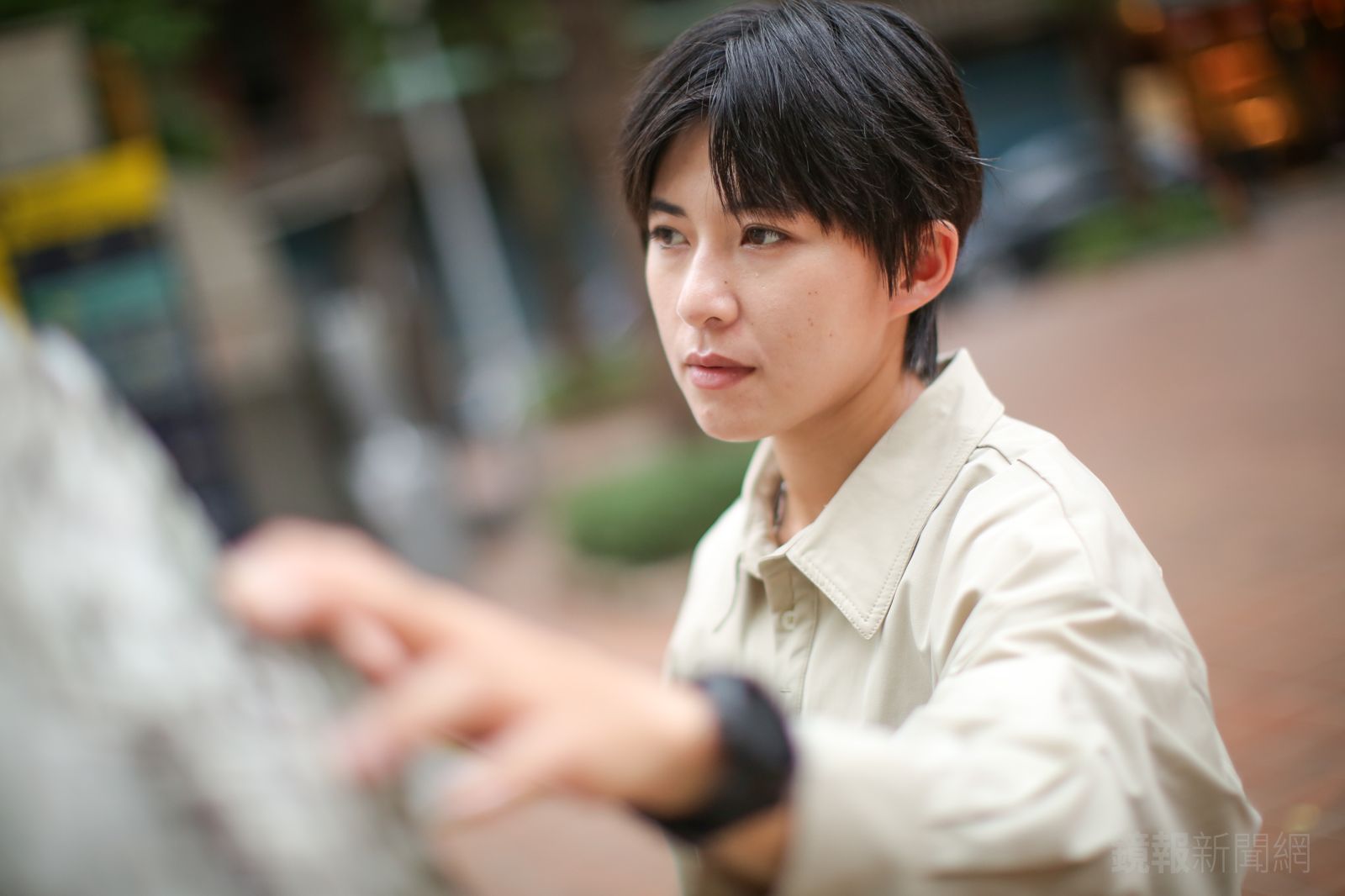 王彙筑初到台北生活時，日子過得相當辛苦。李鍾泉攝