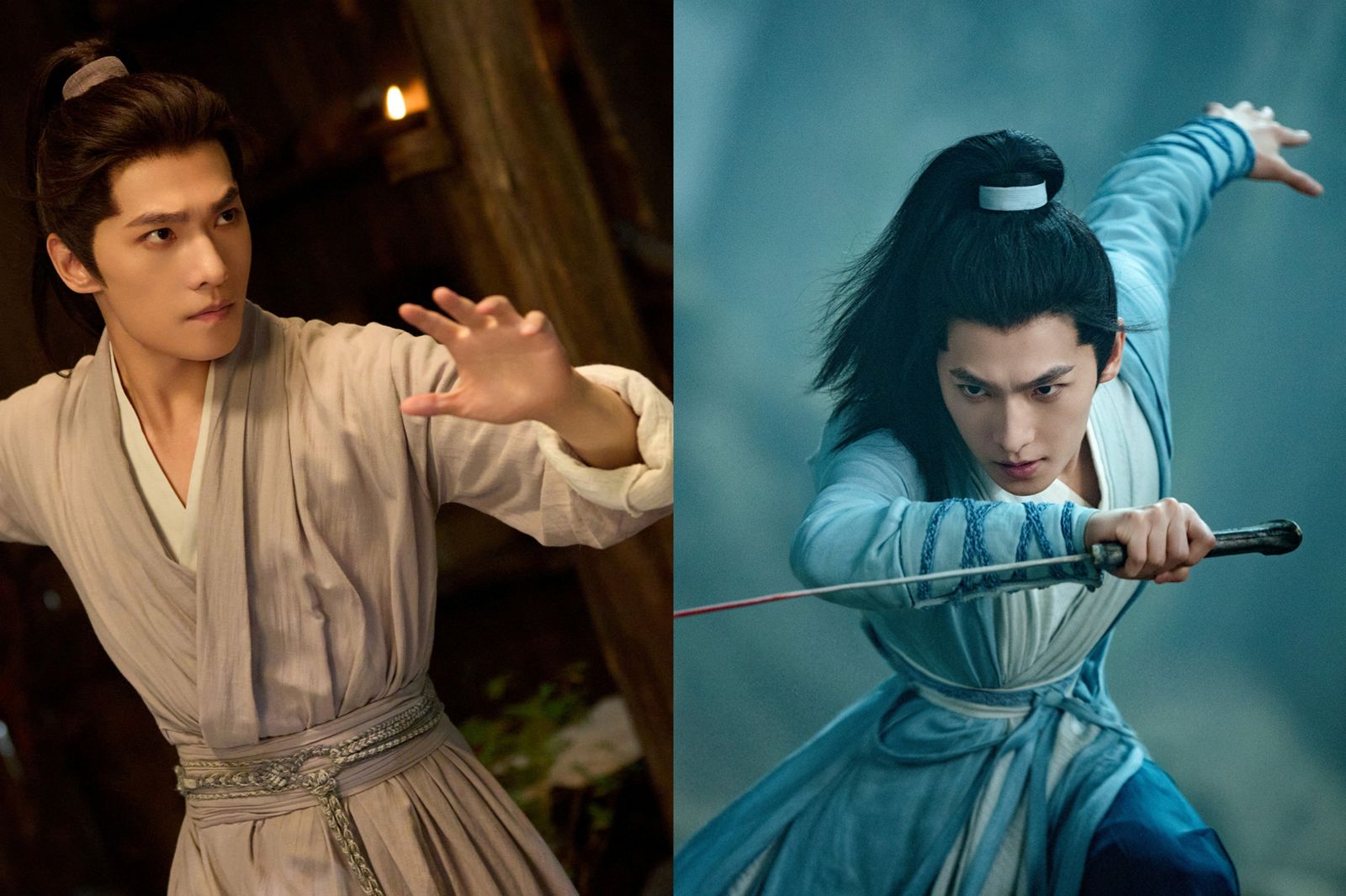 楊洋減重7公斤拚修仙　吊鋼絲轉體4圈半帥翻！