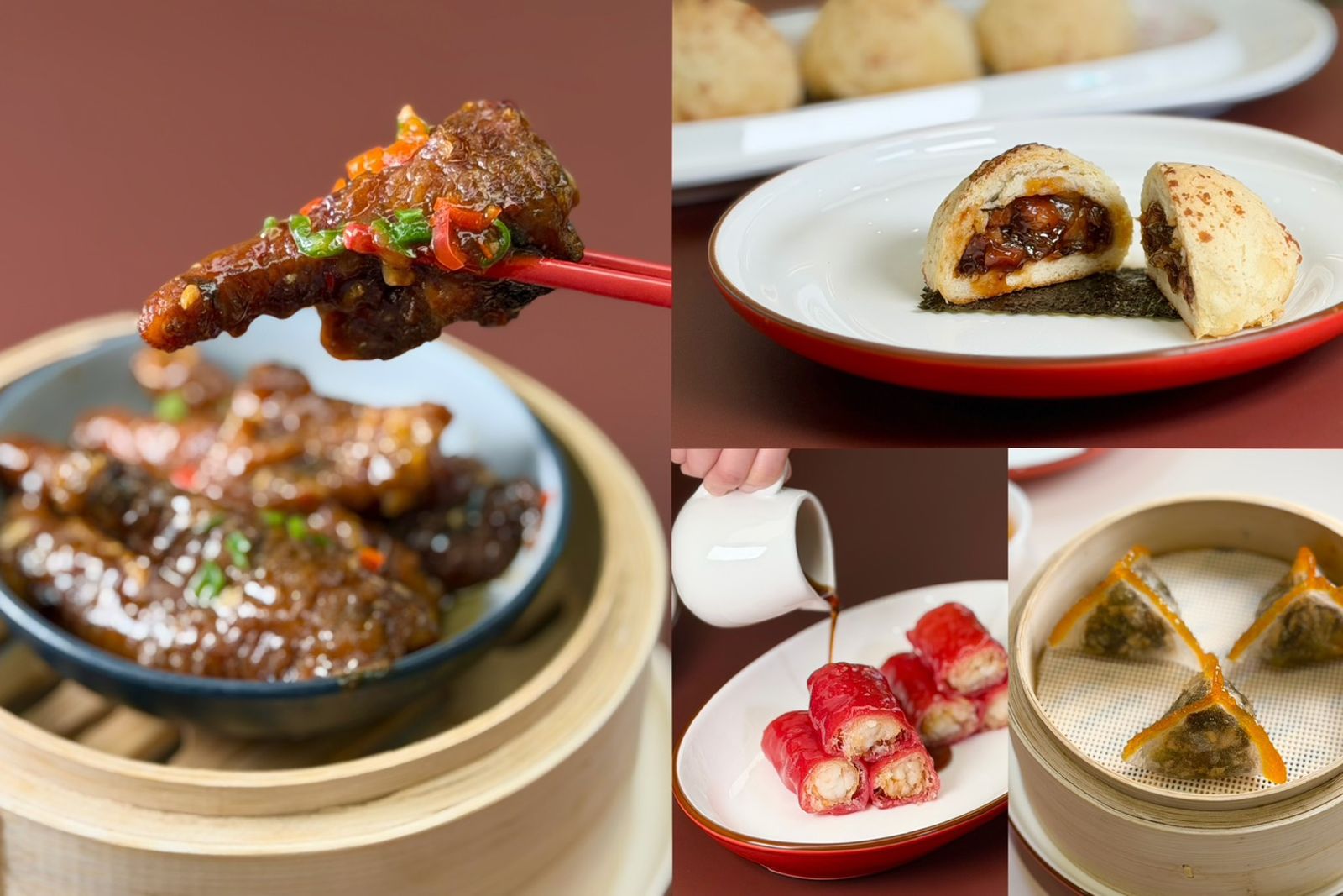 正男報食事/台北港點新熱點!「三點三」必吃黏嘴鳳爪、Q脆松露餃、軟酥紅麴腸粉