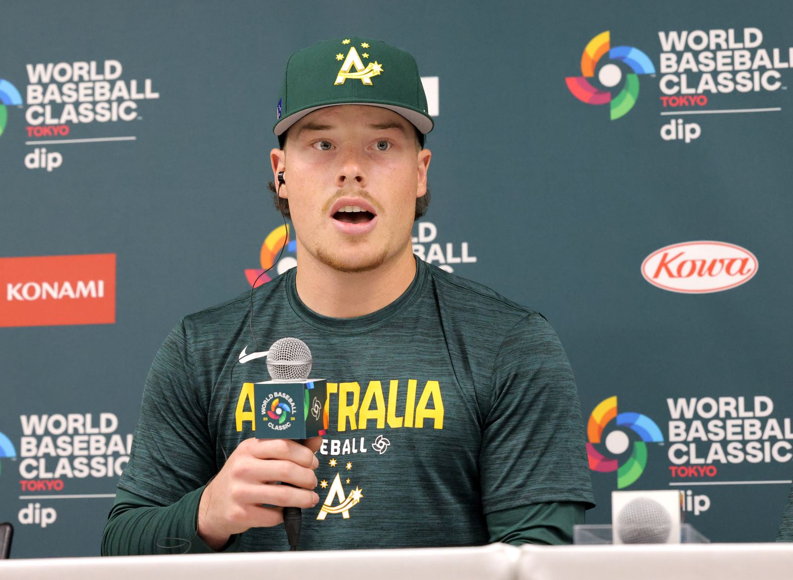 東京巨蛋圖書館？WBC首戰澳洲狀元開轟　Bazzana疑惑：原以為會有歡呼聲