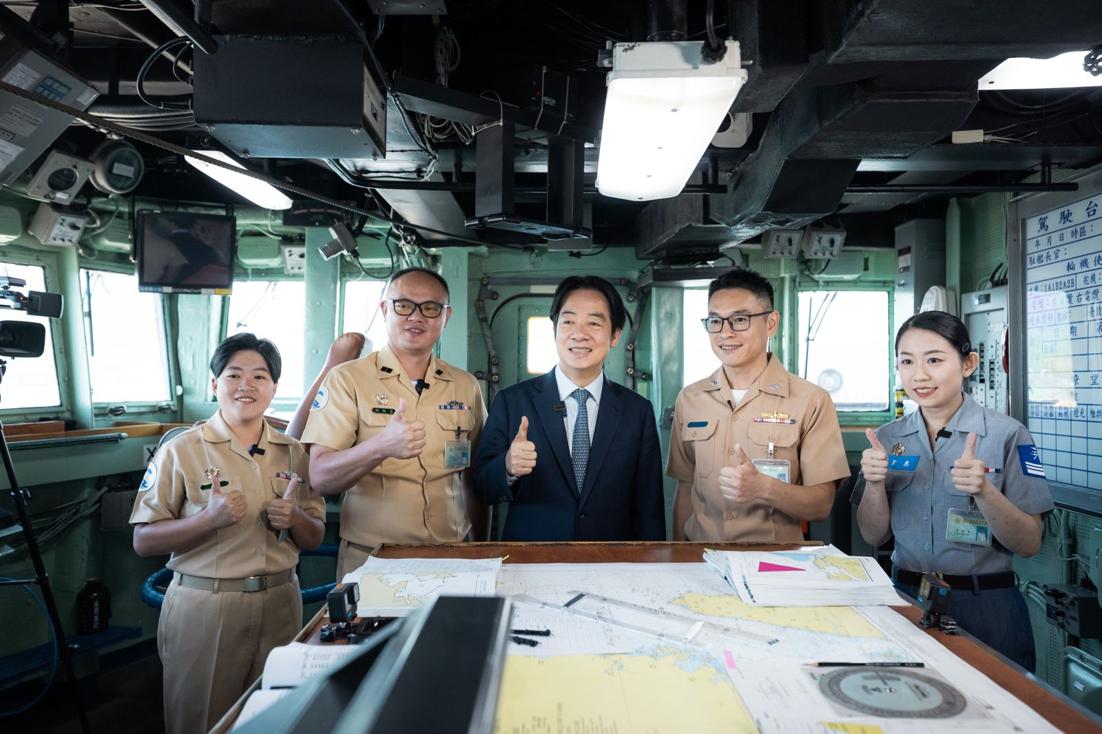 賴清德強調,面對當前的嚴峻情勢,「反侵略、護主權」是共同信念。(圖/總統府提供)