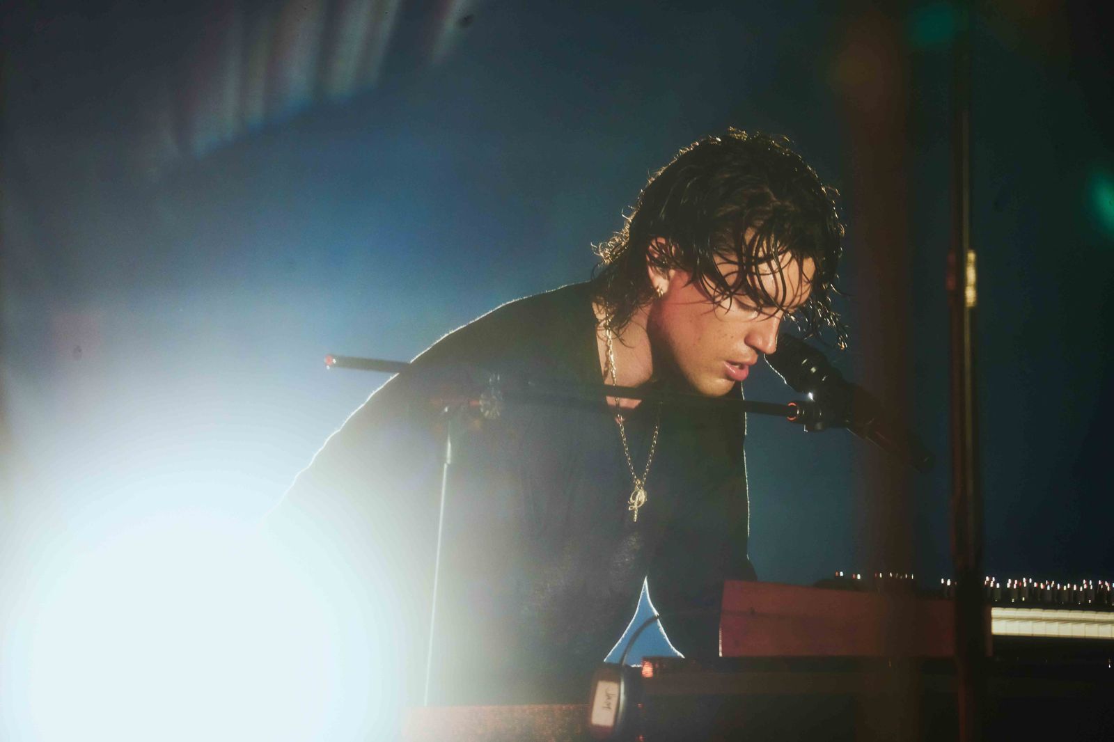 LANY主唱Paul 驚喜將歌詞改編為「Wish you were with me celebratin' out in Kaohsiung」，讓現場尖叫聲爆表。Live Nation Taiwan提供