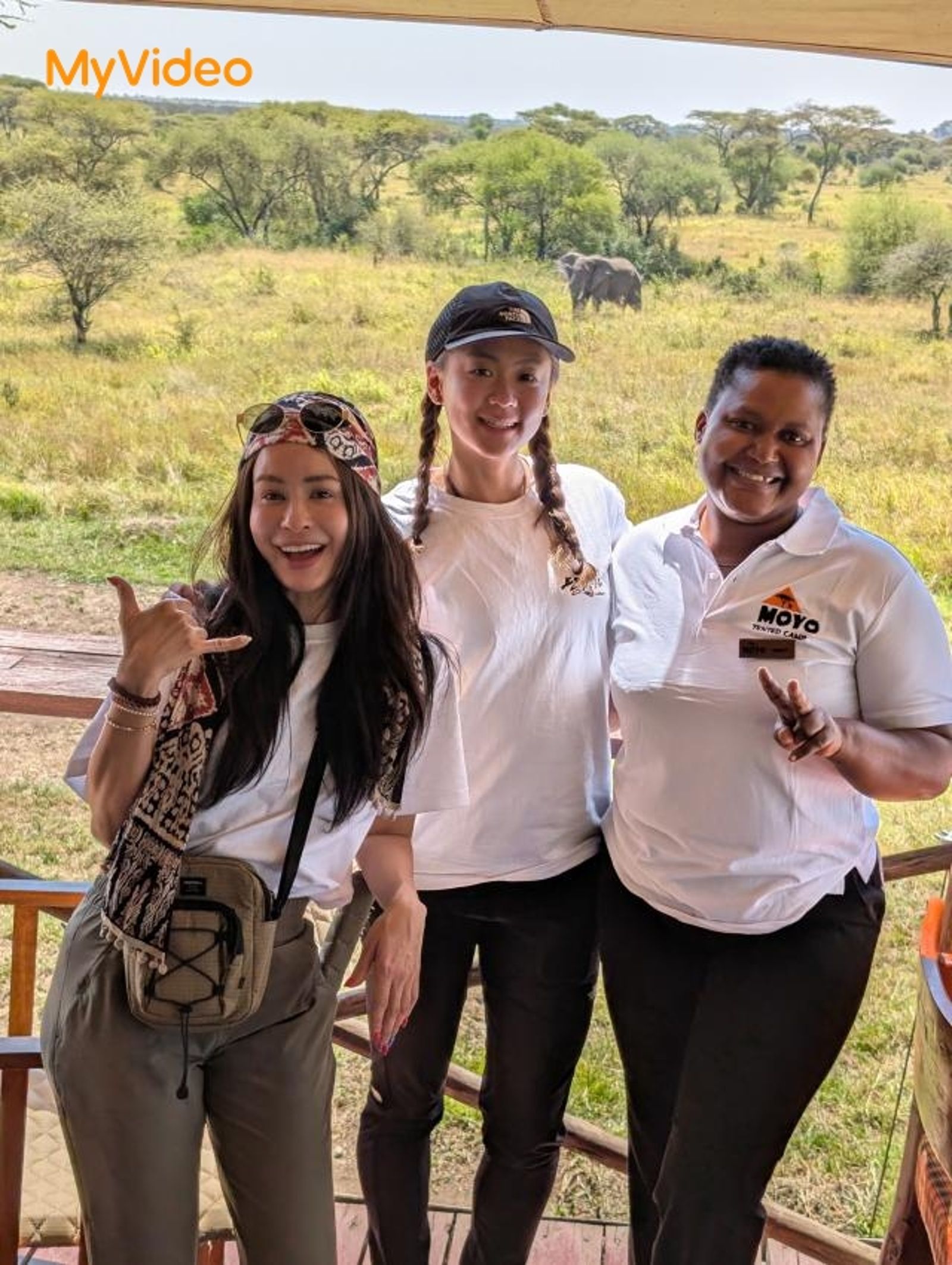 《上山吧!台灣隊》雷艾美(左)當學姐,只能硬撐轉成勇敢模式!文姿云(中)練就國手級抗壓,坦言其實內心超多小劇場。台灣大哥大MyVideo提供