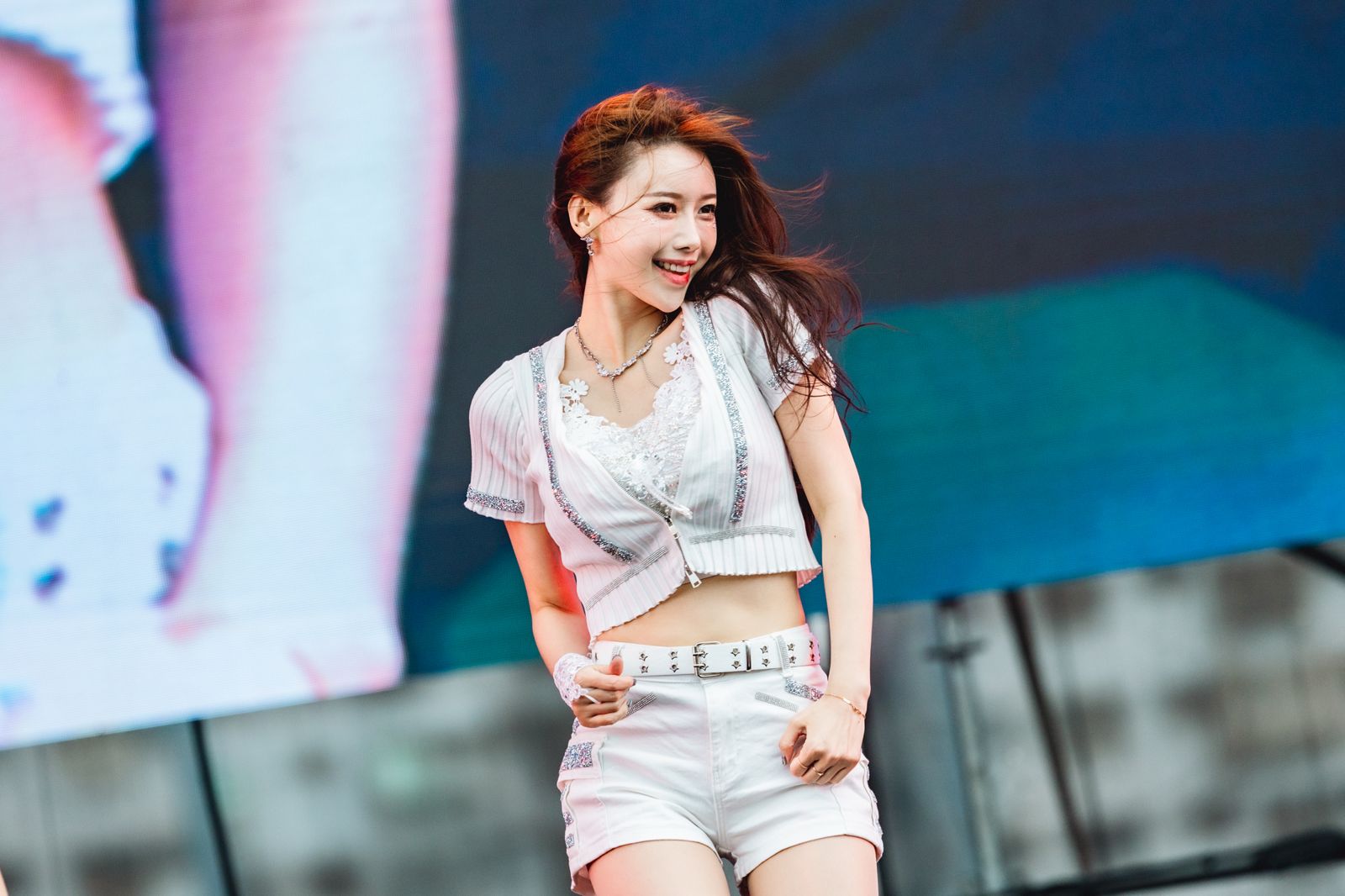 人氣啦啦隊女神李雅英來到啤酒節演出。寬寬整合行銷提供