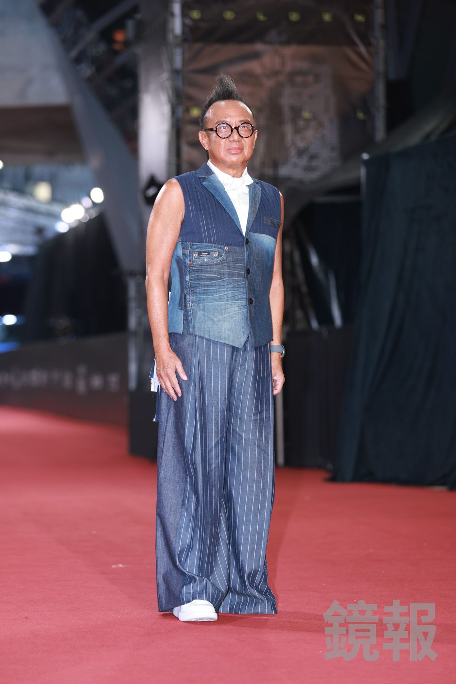 黃大煒走金鐘獎紅毯。攝影組